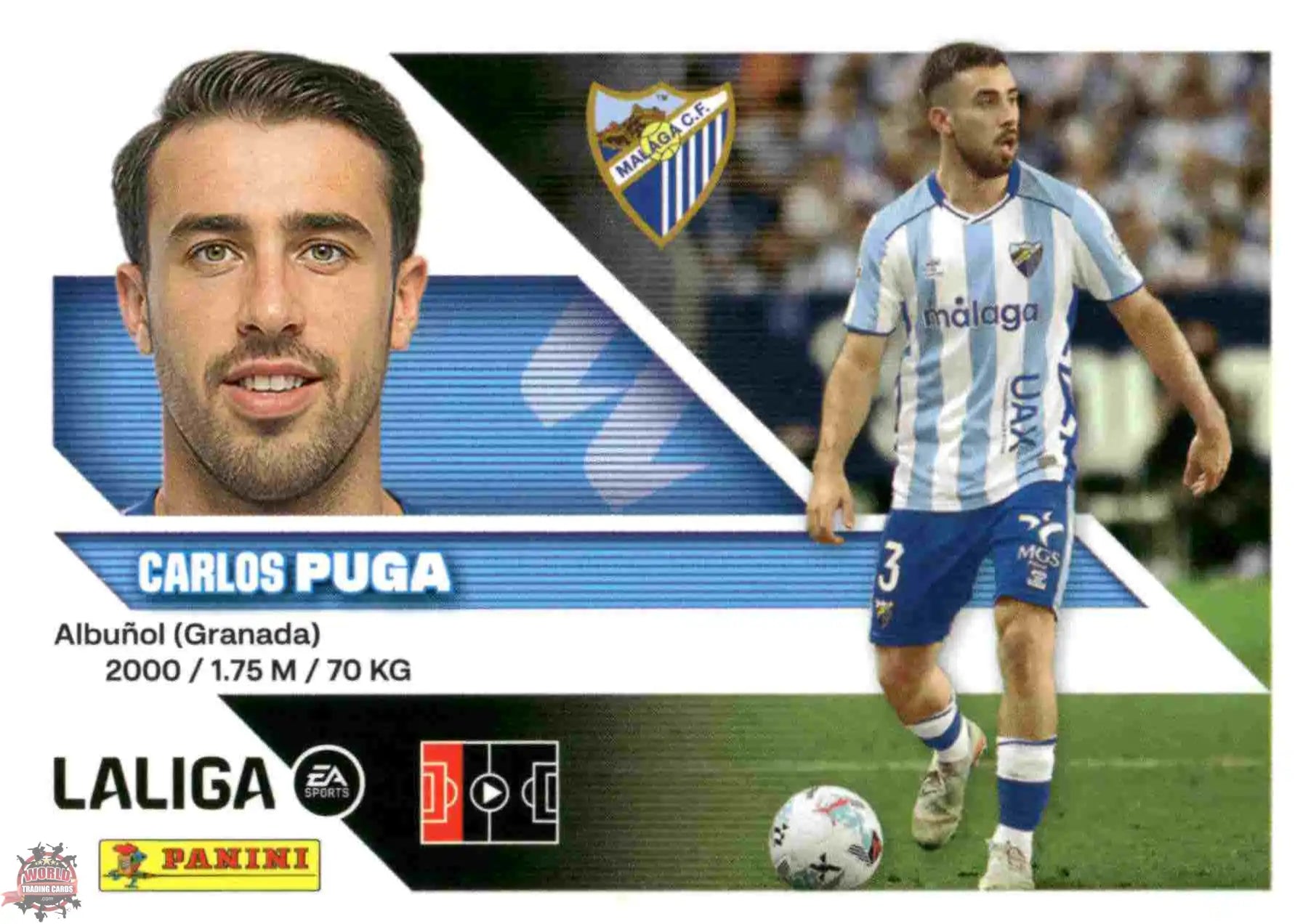 Panini | Liga Este | 2026-2027 | Malaga CF | Basico | #05 | Puga