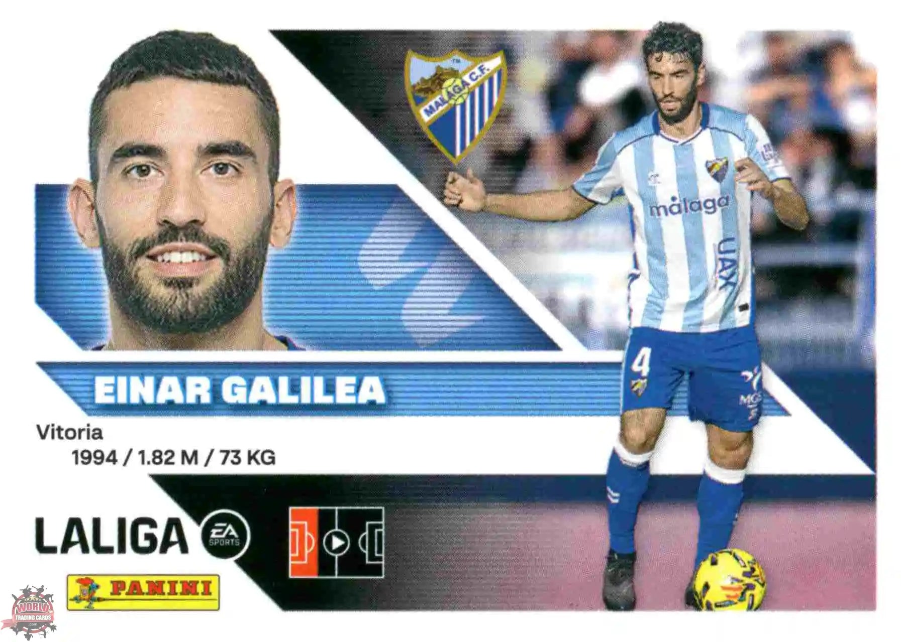 Panini | Liga Este | 2026-2027 | Malaga CF | Basico | #08 | Einar Galilea