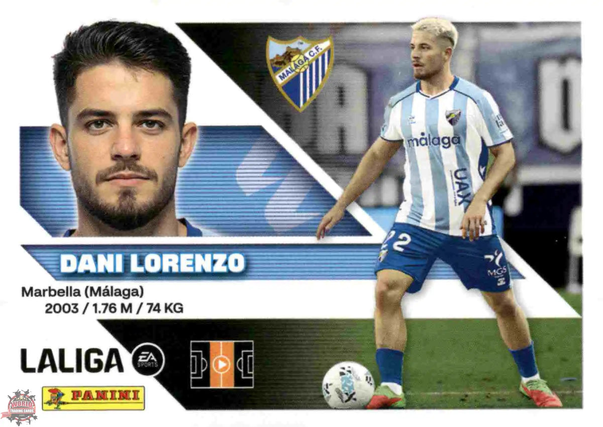 Panini | Liga Este | 2026-2027 | Malaga CF | Basico | #12 | Dani Lorenzo