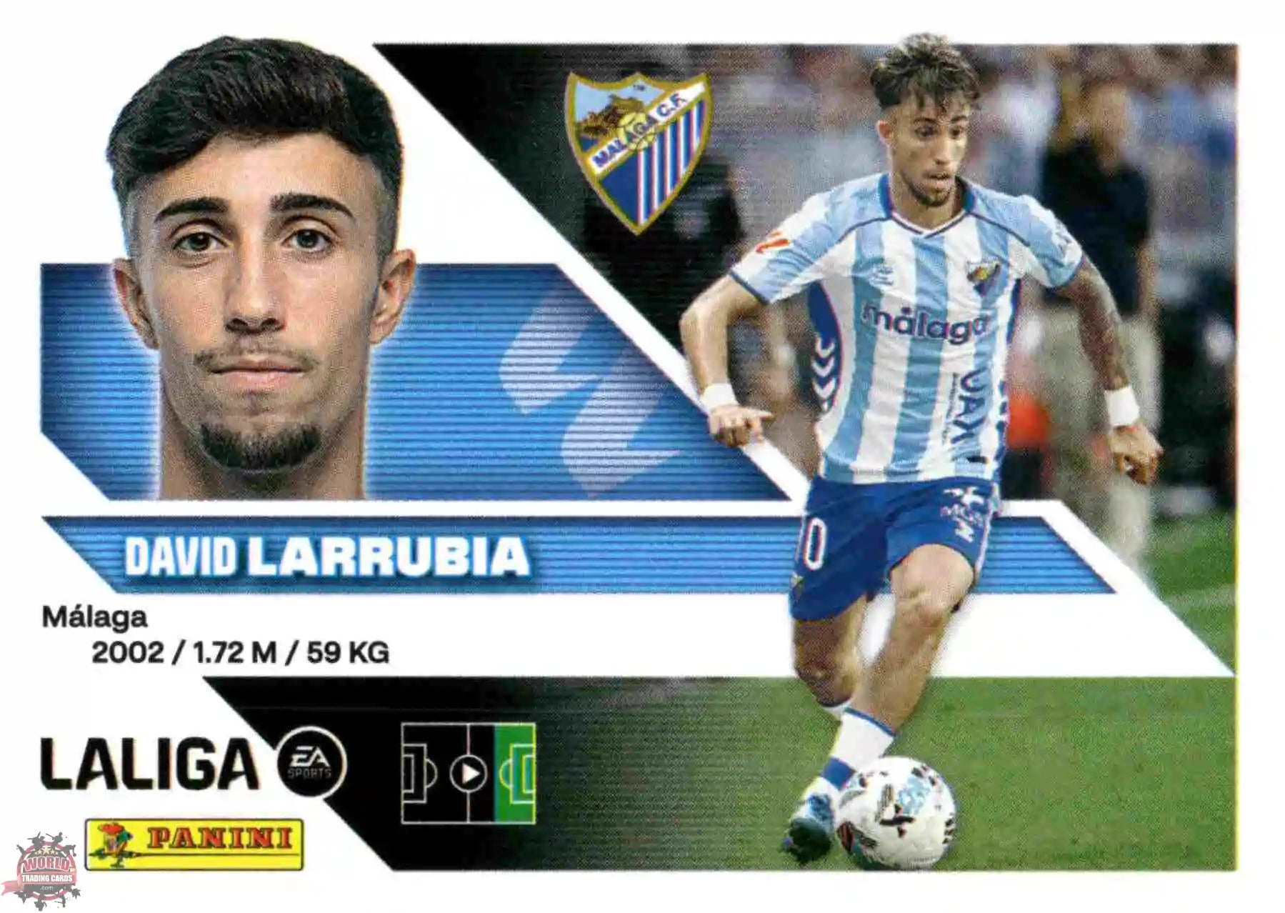 Panini | Liga Este | 2026-2027 | Malaga CF | Basico | #16 | Larrubia