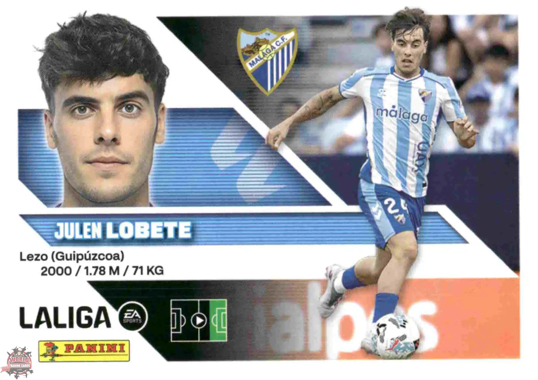 Panini | Liga Este | 2026-2027 | Malaga CF | Basico | #17 | Lobete