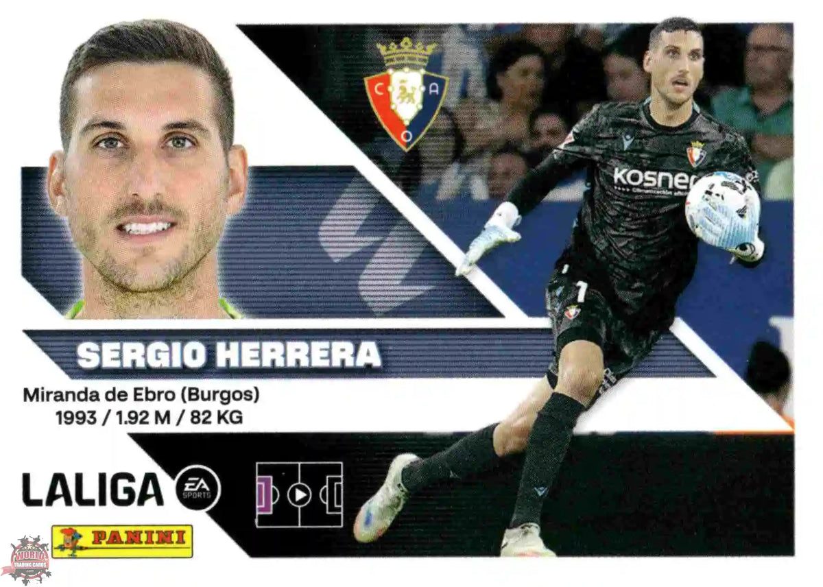 Panini | Liga Este | 2026-2027 | C.A. Osasuna | Basico | #03 | Sergio Herrera