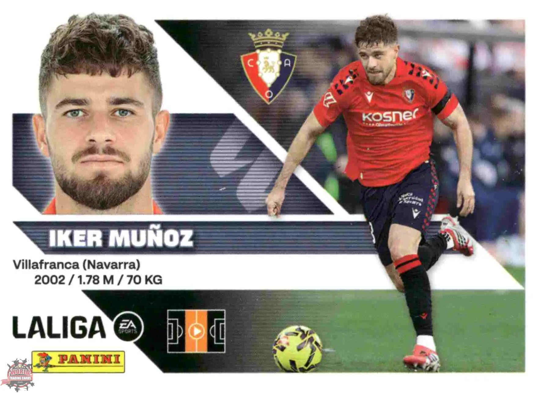 Panini | Liga Este | 2026-2027 | C.A. Osasuna | Basico | #13B | Iker Muñoz