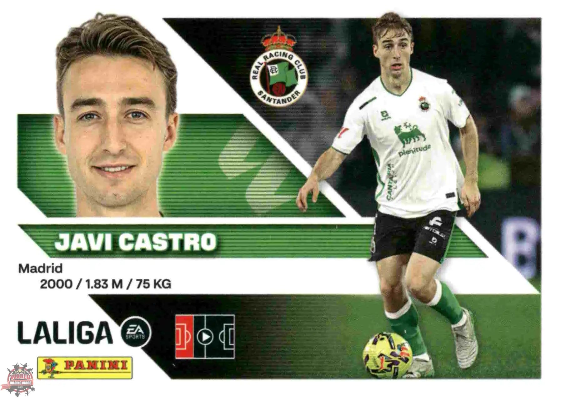 Panini | Liga Este | 2026-2027 | Racing de Santander | Basico | #08 | Javi Castro