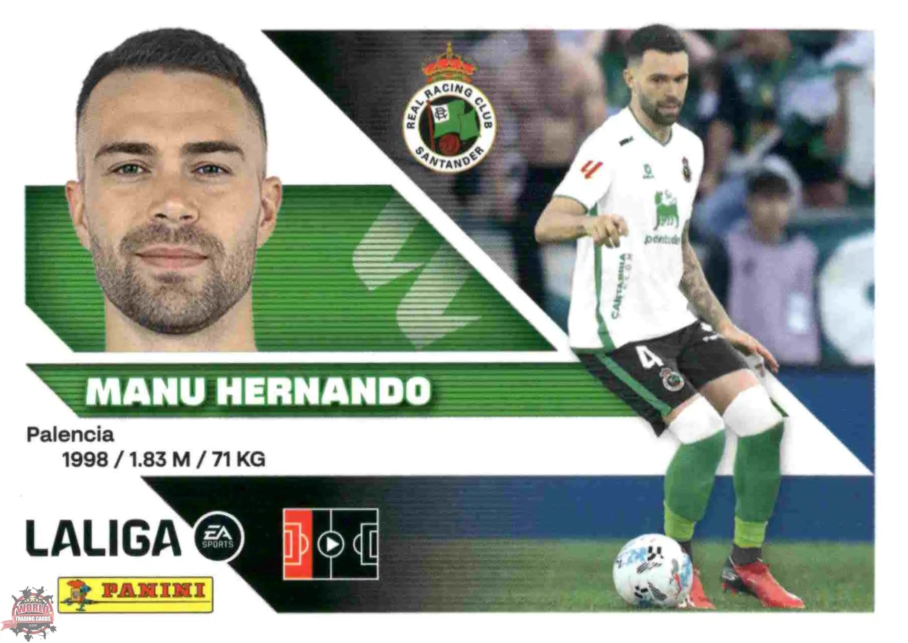 Panini | Liga Este | 2026-2027 | Racing de Santander | Basico | #09A | Manu Hernando
