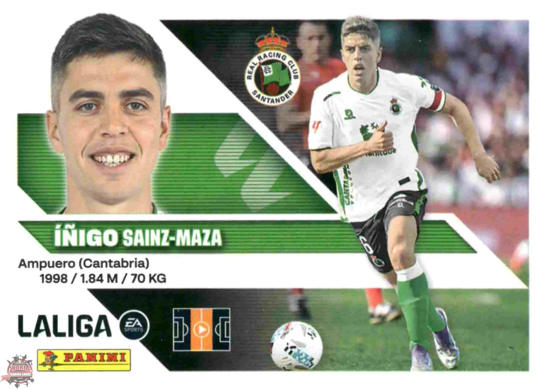 Panini | Liga Este | 2026-2027 | Racing de Santander | Basico | #13 | Íñigo