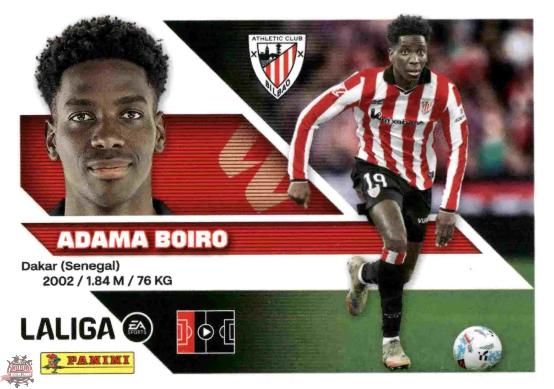 Panini | Liga Este | 2026-2027 | Athletic Club de Bilbao | Basico | #09B | Adama Boiro