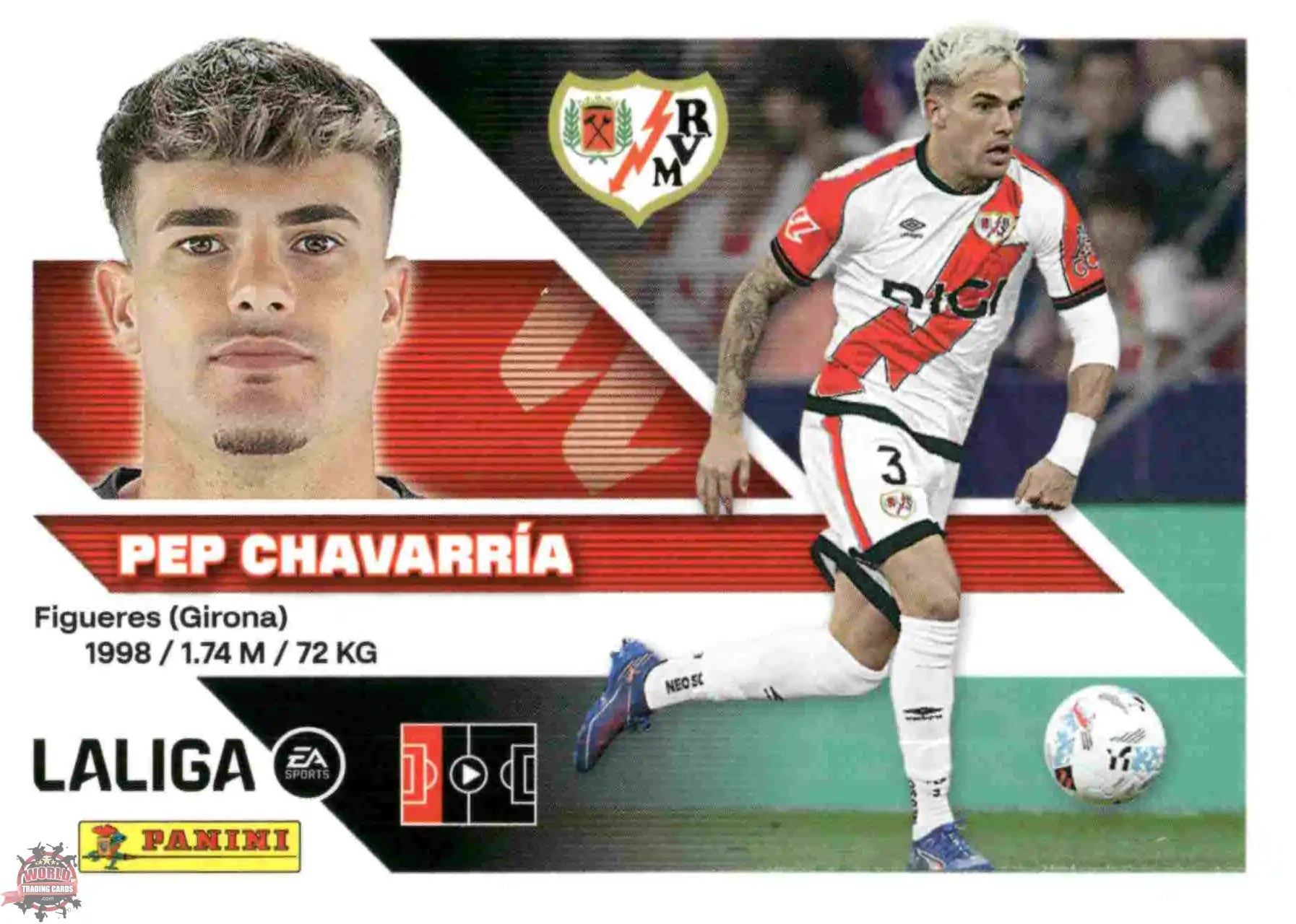 Panini | Liga Este | 2026-2027 | Rayo Vallecano | Basico | #10 | Pep Chavarría