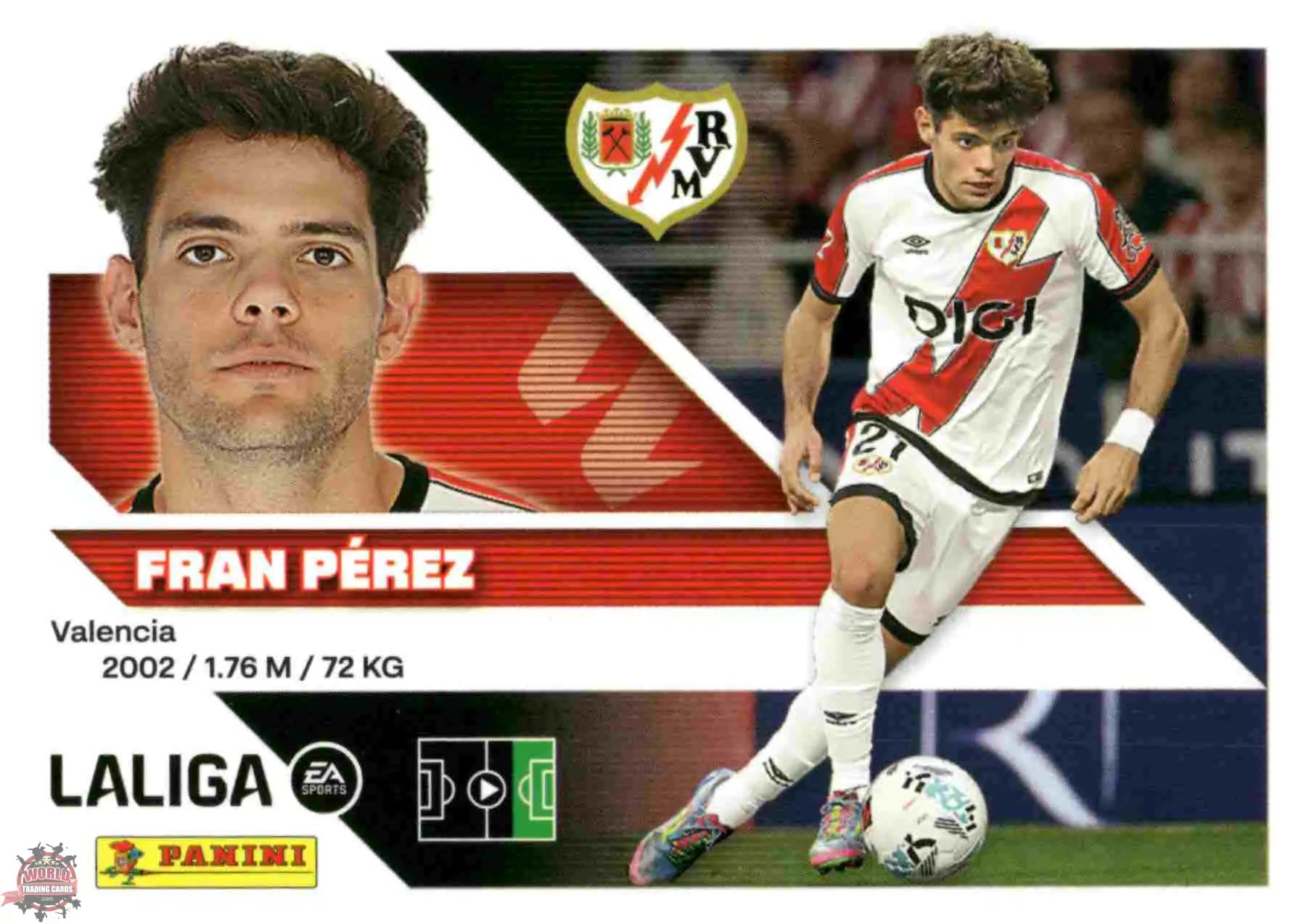 Panini | Liga Este | 2026-2027 | Rayo Vallecano | Basico | #17 | Fran Pérez