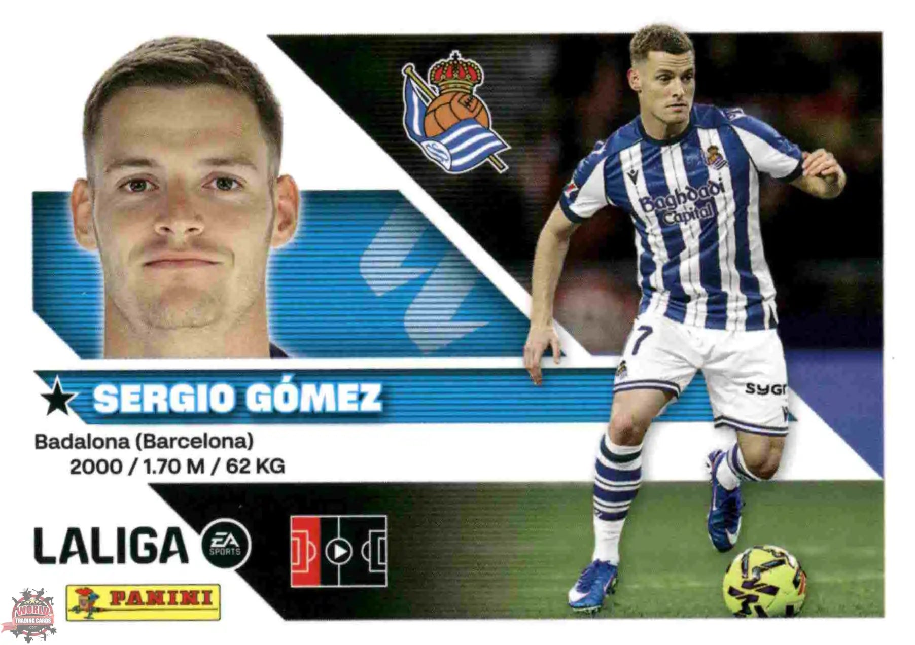 Panini | Liga Este | 2026-2027 | Real Sociedad | Basico | #08 | Sergio Gómez