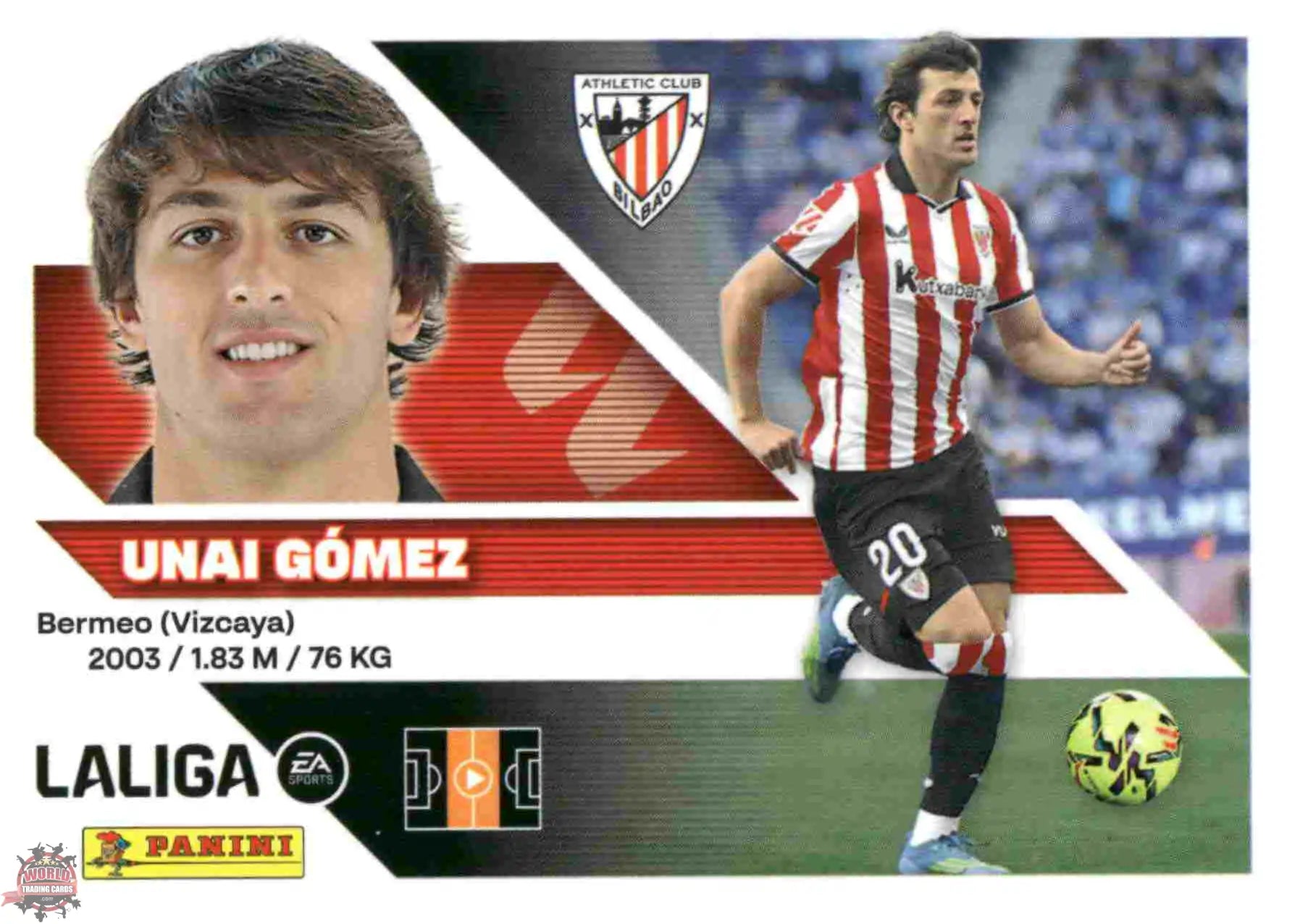 Panini | Liga Este | 2026-2027 | Athletic Club de Bilbao | Basico | #13 | Unai Gómez