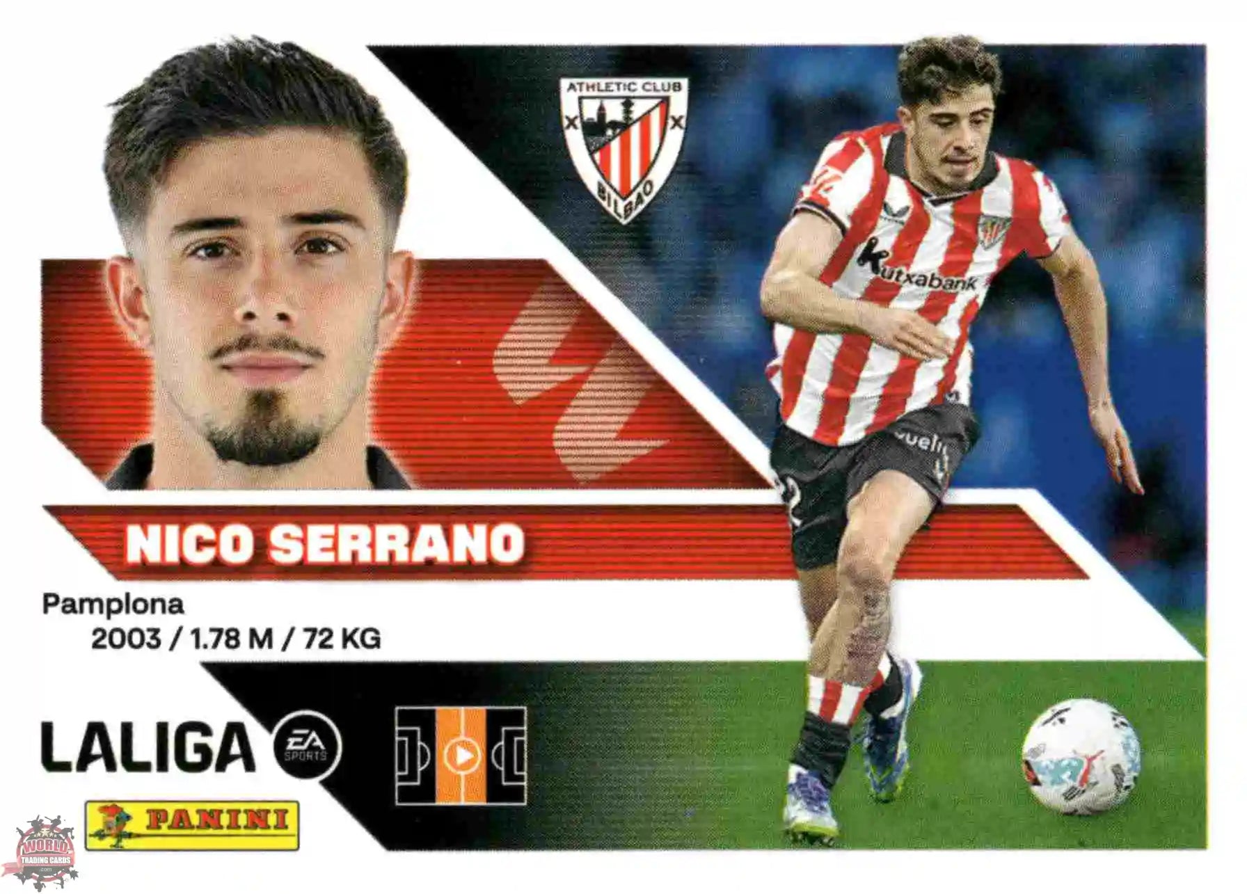 Panini | Liga Este | 2026-2027 | Athletic Club de Bilbao | Basico | #15 | Nico Serrano
