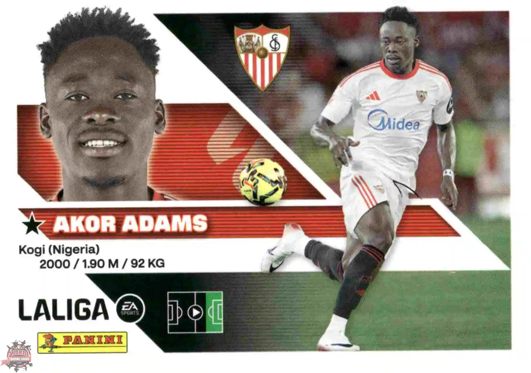 Panini | Liga Este | 2026-2027 | Sevilla FC | Basico | #19 | Akor Adams