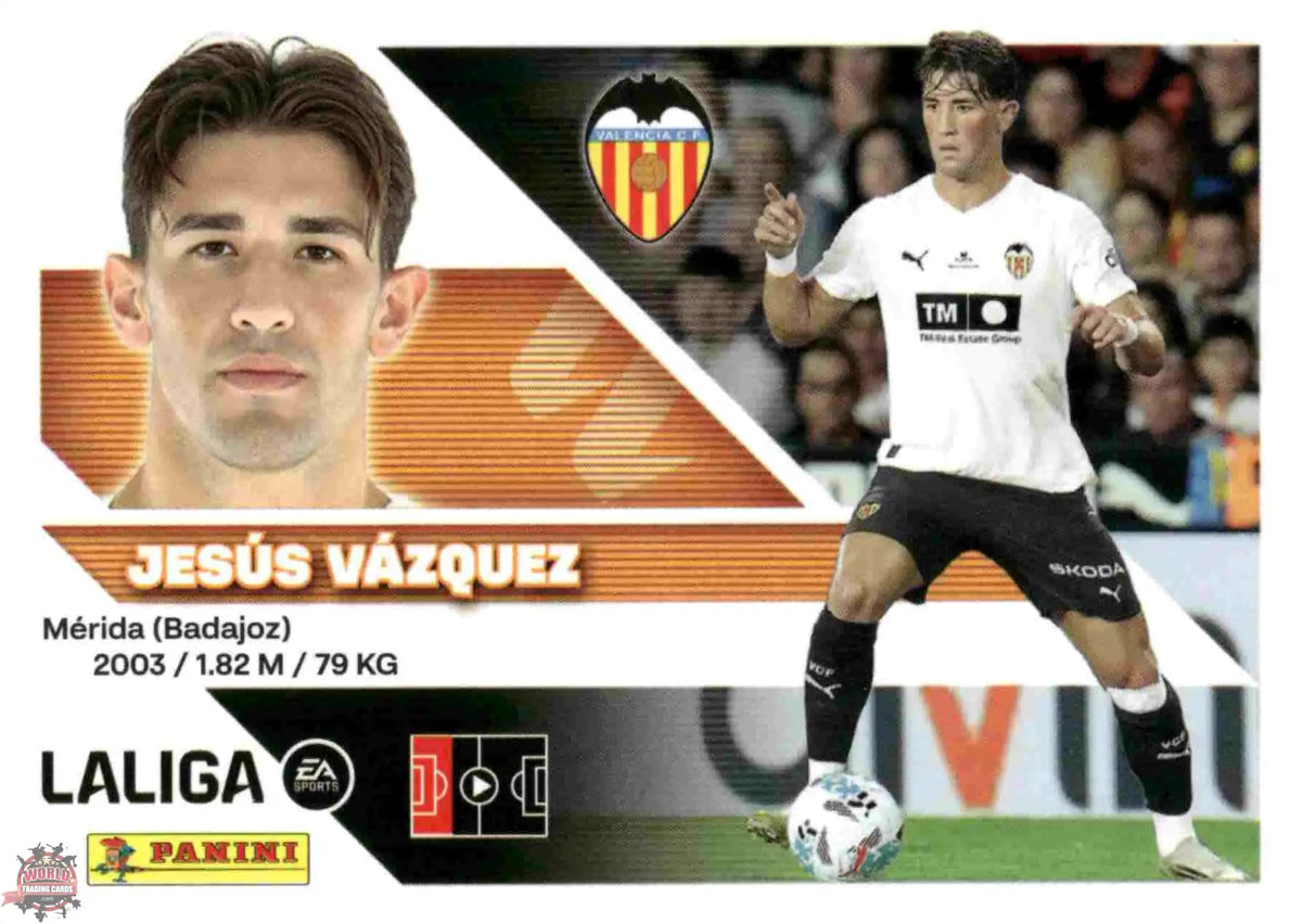 Panini | Liga Este | 2026-2027 | Valencia CF | Basico | #10 | Jesús Vázquez
