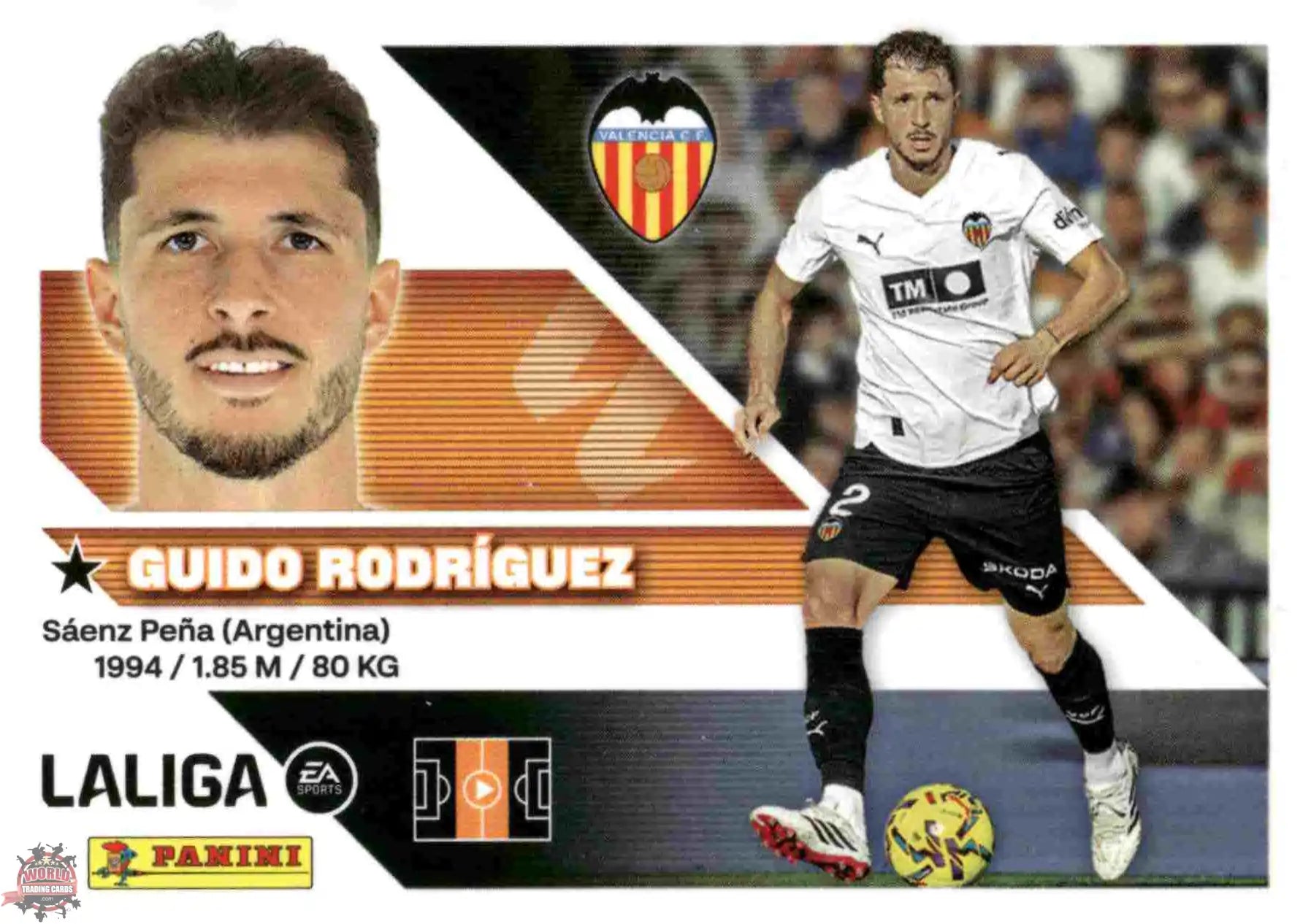 Panini | Liga Este | 2026-2027 | Valencia CF | Basico | #12 | Guido Rodríguez