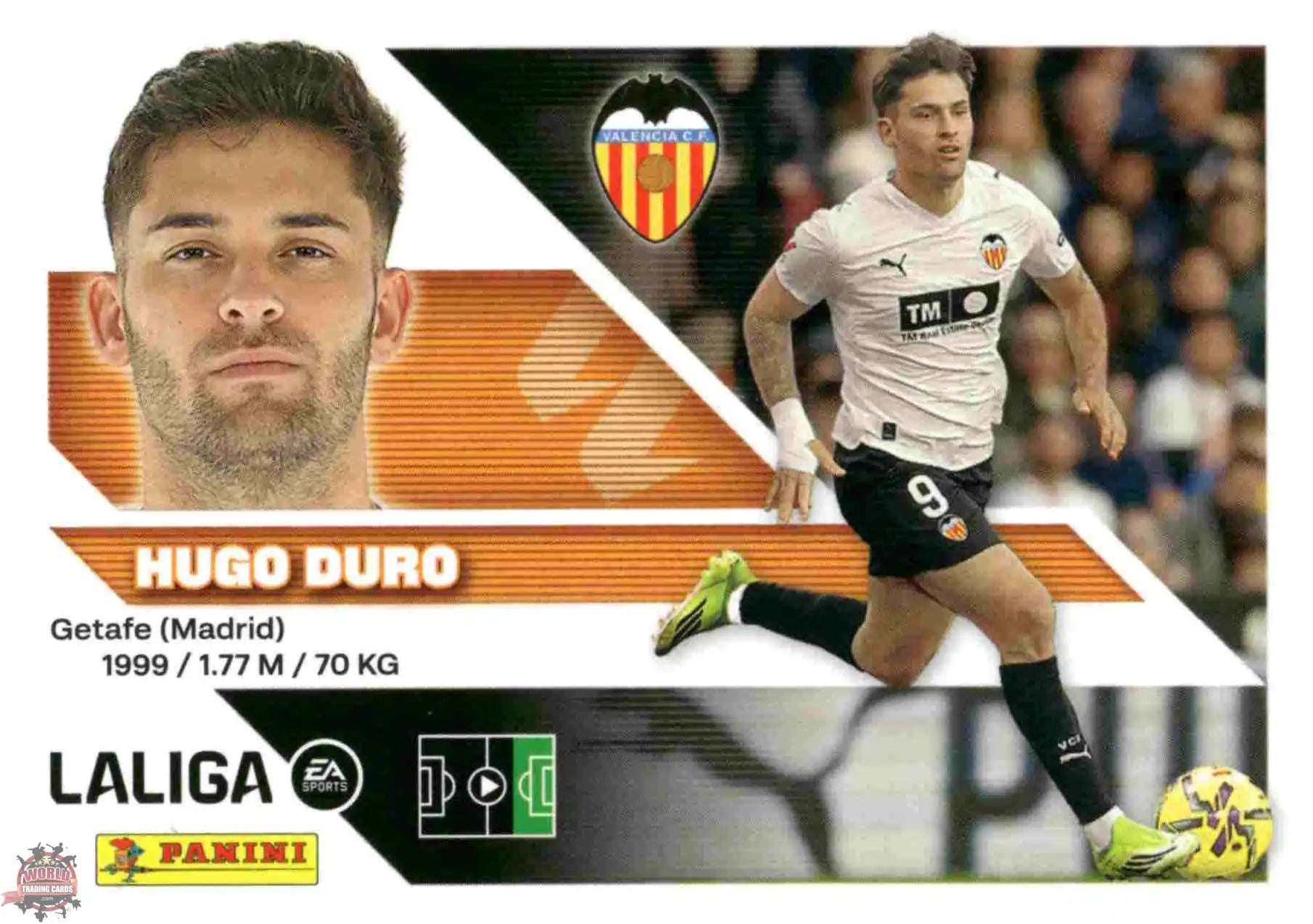 Panini | Liga Este | 2026-2027 | Valencia CF | Basico | #17 | Hugo Duro