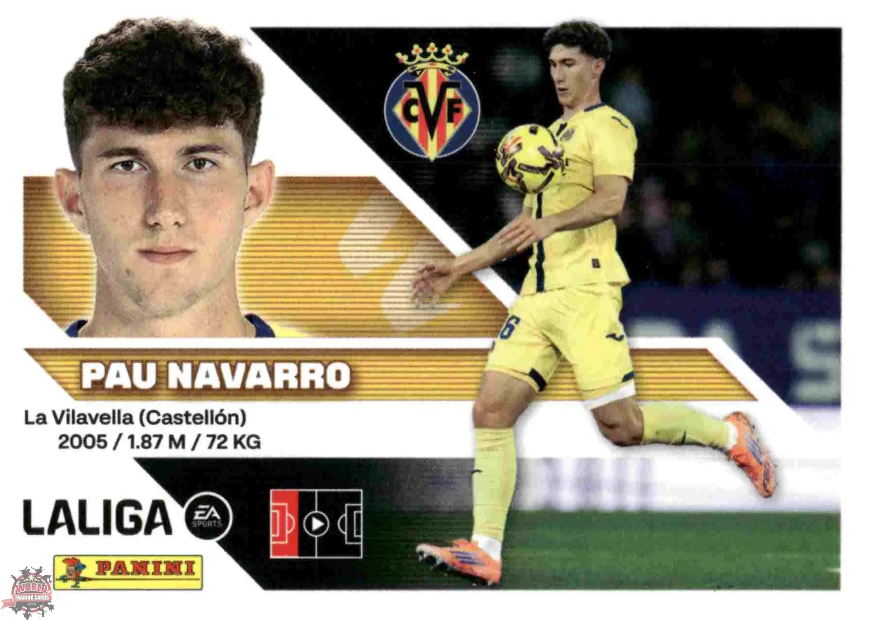 Panini | Liga Este | 2026-2027 | Villarreal CF | Basico | #06A | Pau Navarro