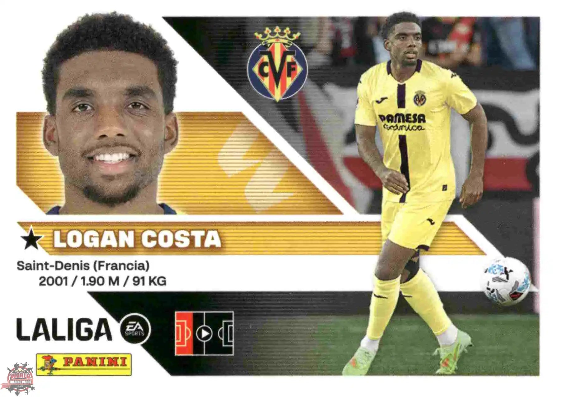 Panini | Liga Este | 2026-2027 | Villarreal CF | Basico | #06B | Logan Costa