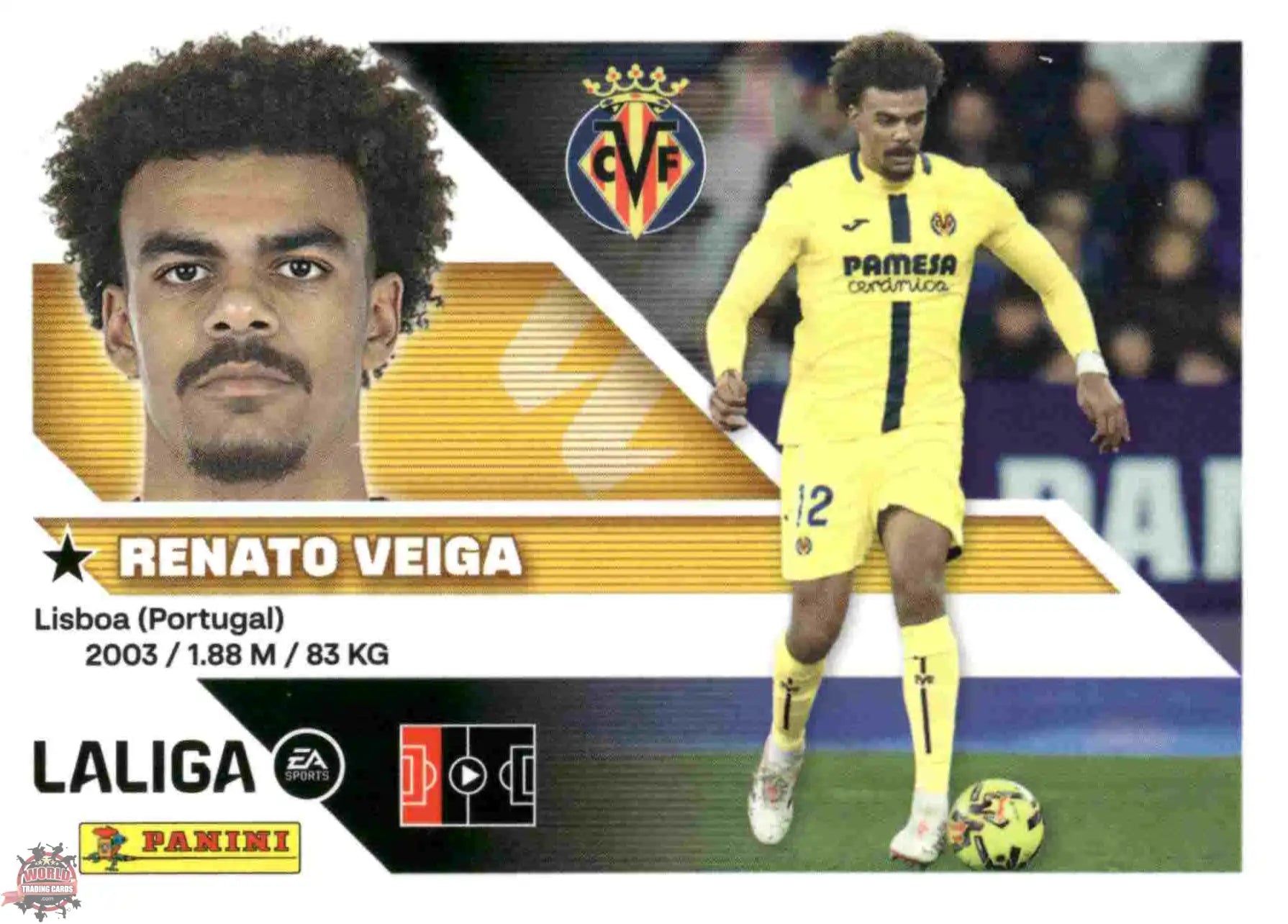 Panini | Liga Este | 2026-2027 | Villarreal CF | Basico | #09 | Renato Veiga