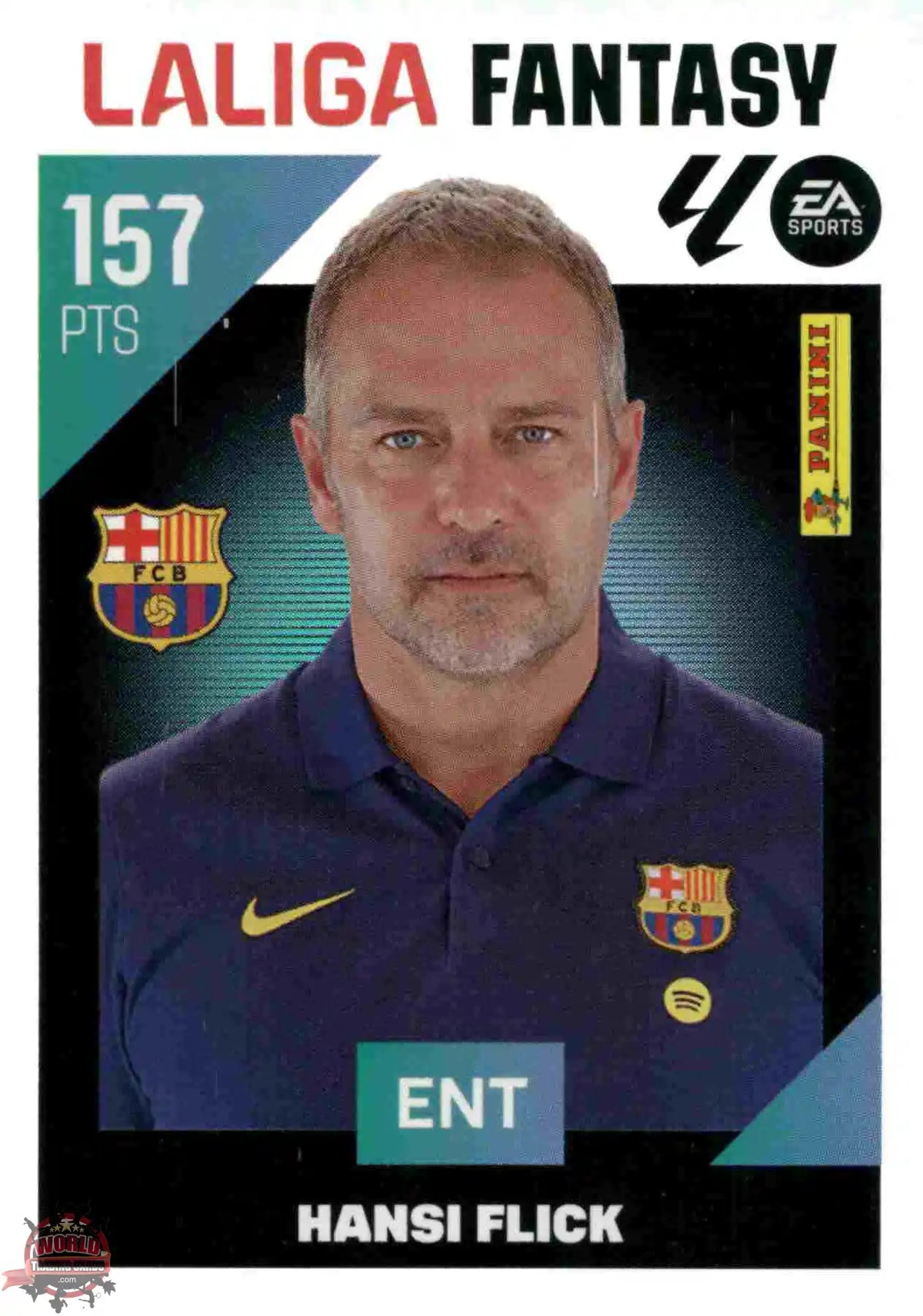 Panini | Liga Este | 2026-2027 | FC Barcelona | LaLiga Fantasy | #01 | Hansi Flick