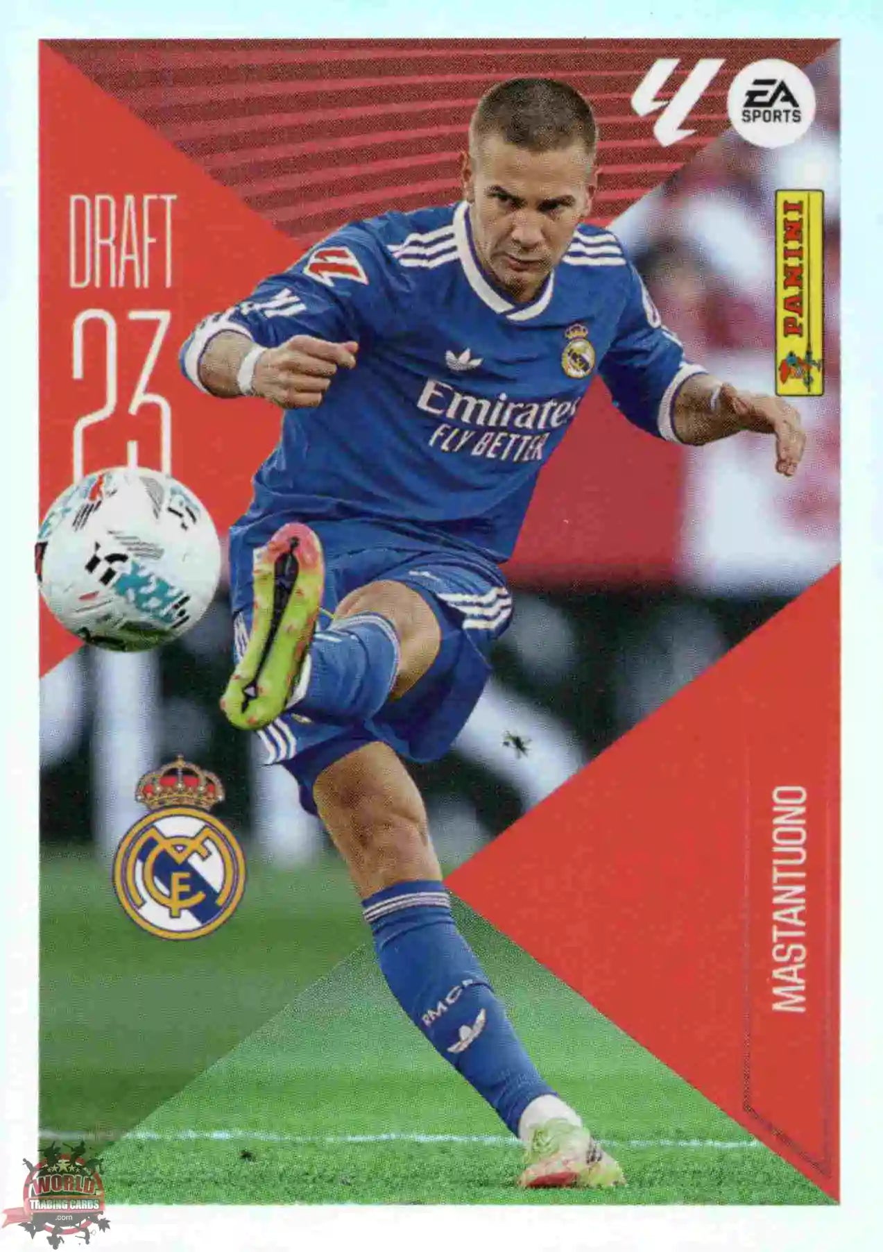 Panini | Liga Este | 2026-2027 | Real Madrid CF | Draft 23 | #16 | Mastantuono