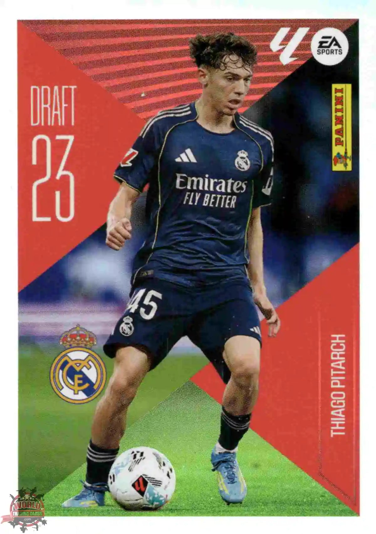 Panini | Liga Este | 2026-2027 | Real Madrid CF | Draft 23 | #22 | Thiago Pitarch - Rookie