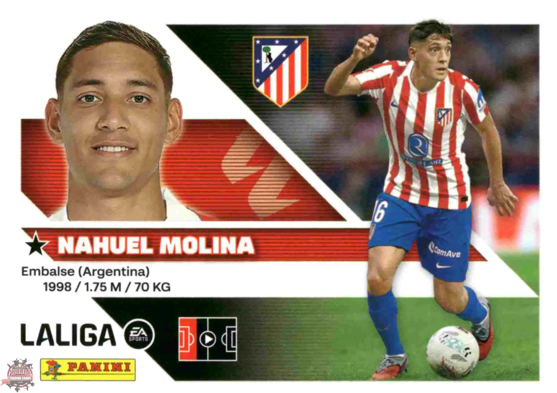 Panini | Liga Este | 2026-2027 | Atlético de Madrid | Basico | #06 | Nahuel Molina