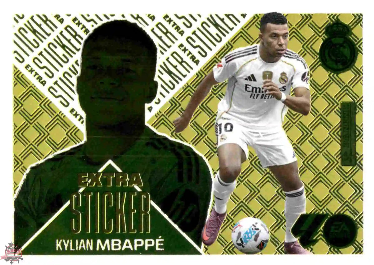 Panini | Liga Este | 2026-2027 | Real Madrid CF | Extra Sticker - Oro | #ESO02 | Mbappé