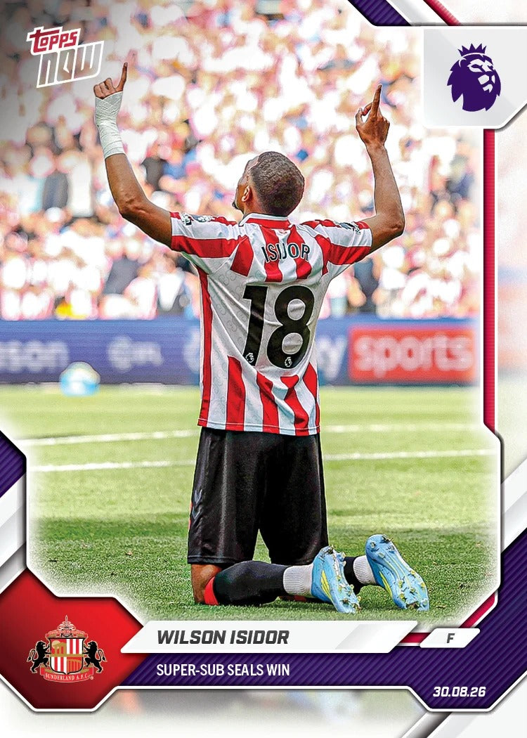 2026-27 | Topps | Now | Premier League | #015 | Wilson Isidor | Base