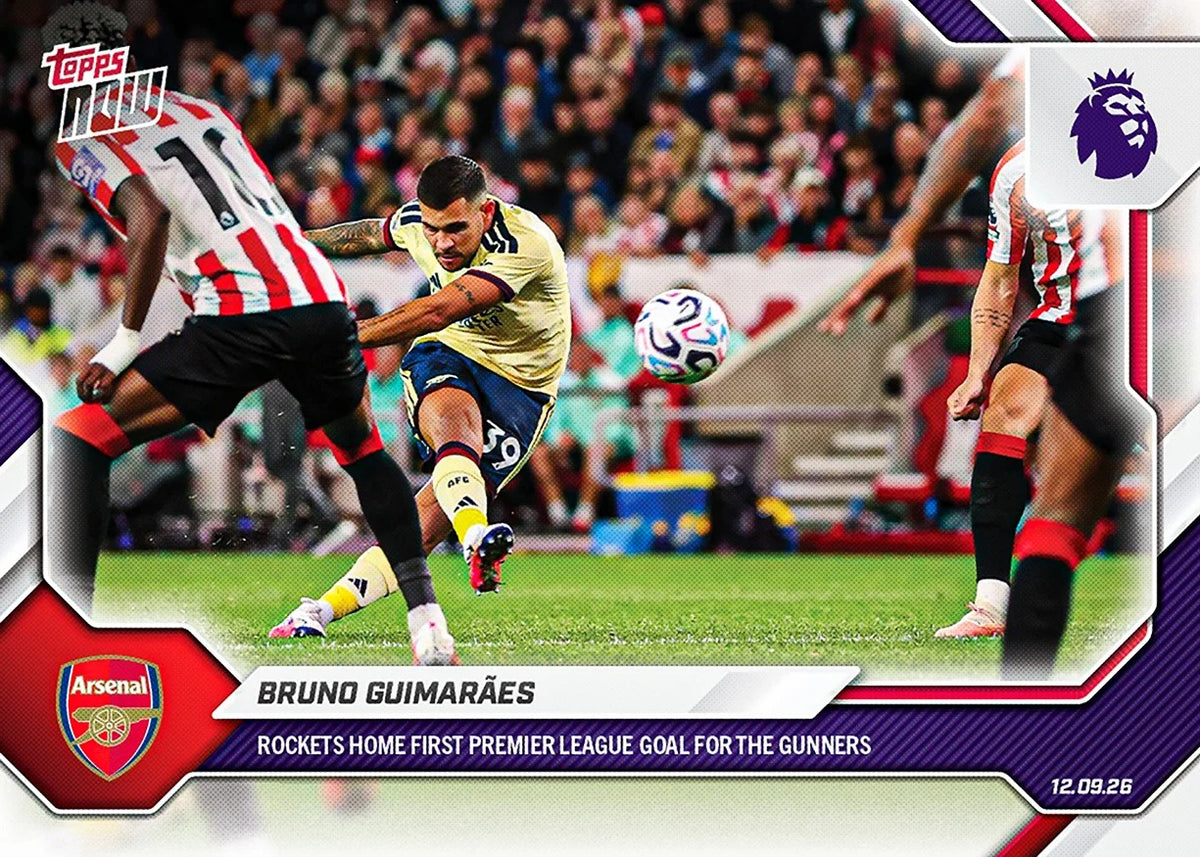 2026-27 | Topps | Now | Premier League | #022 | Bruno Guimarães | Base