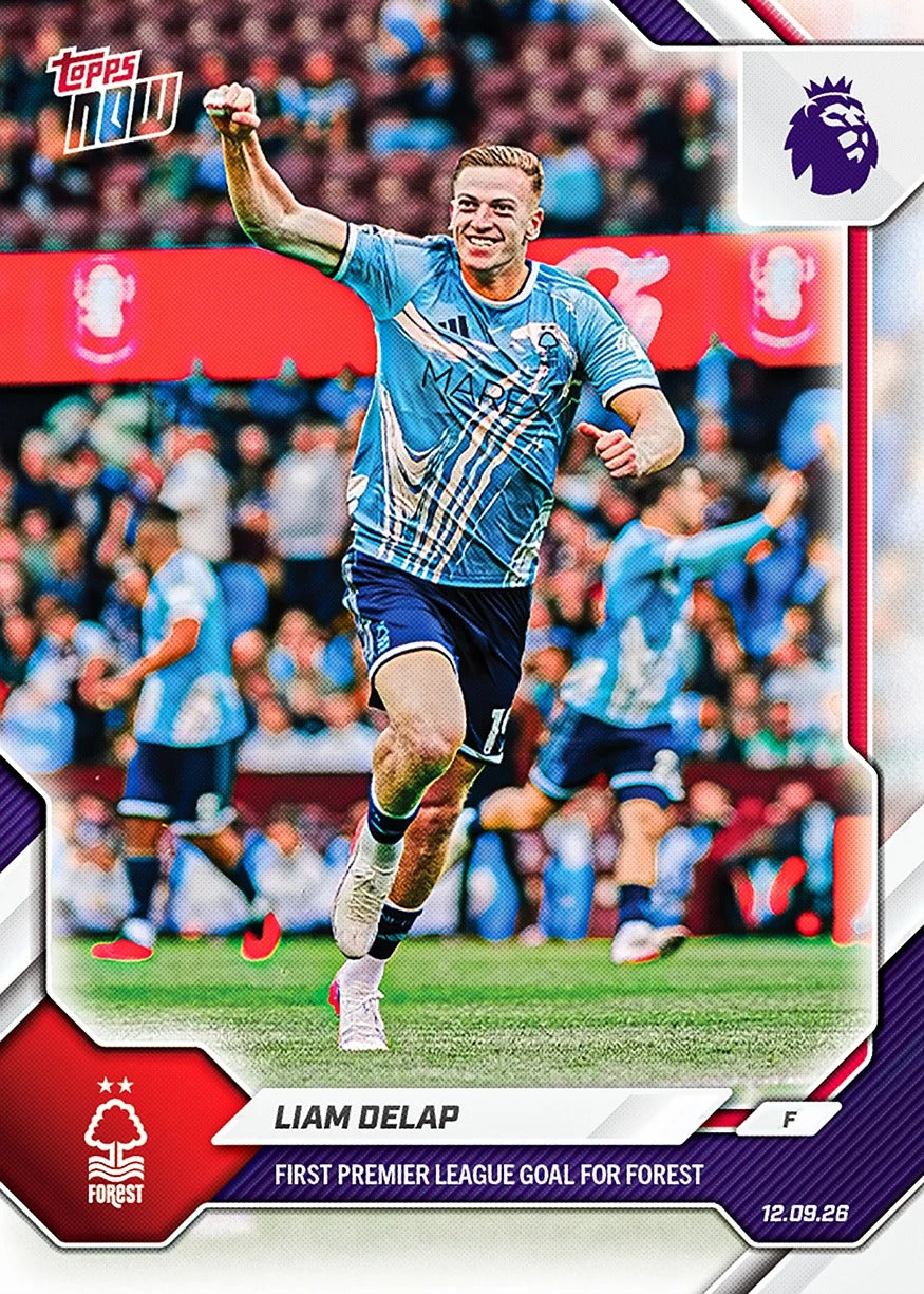 2026-27 | Topps | Now | Premier League | #025 | Liam Delap | Base