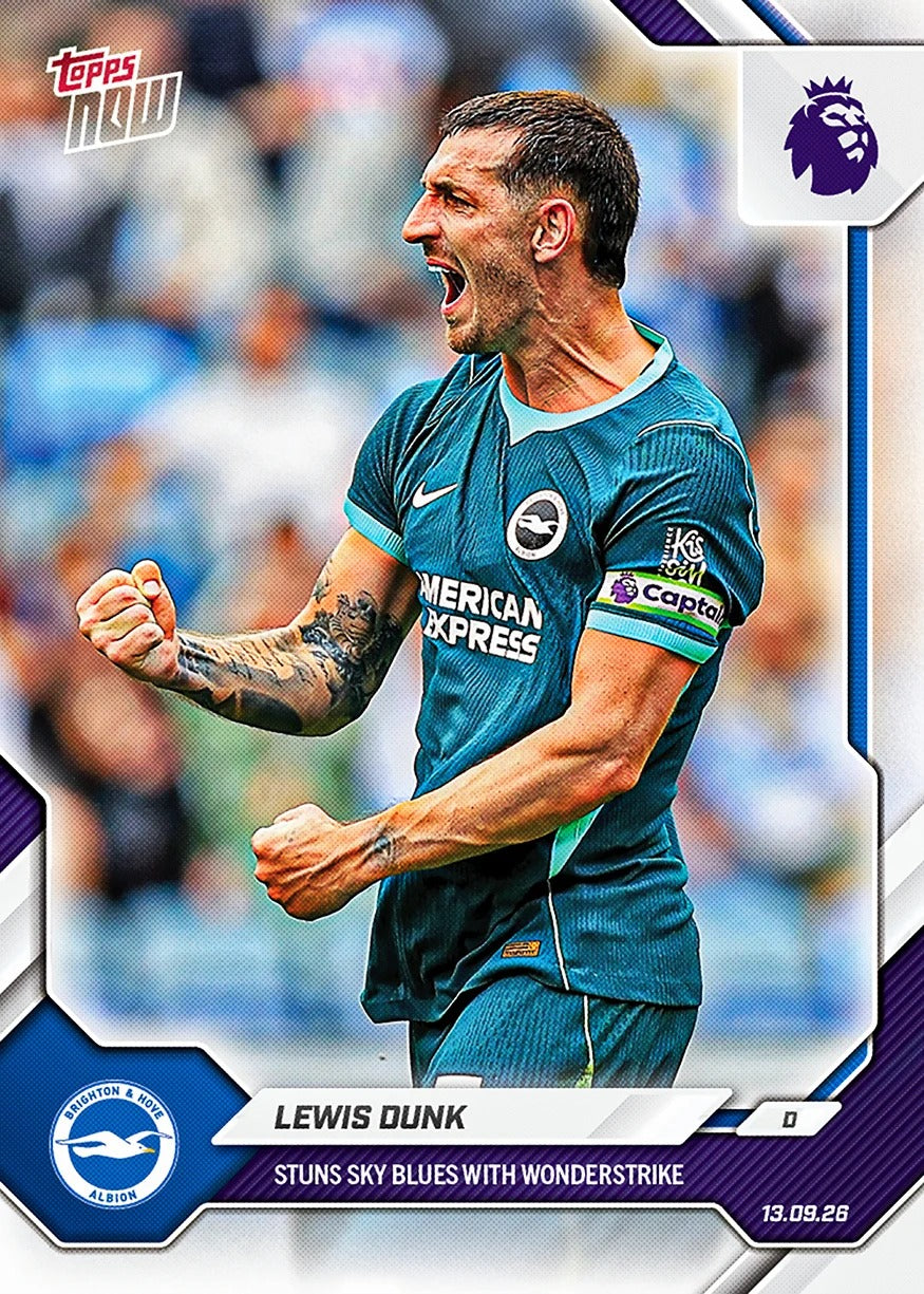 2026-27 | Topps | Now | Premier League | #028 | Lewis Dunk | Base