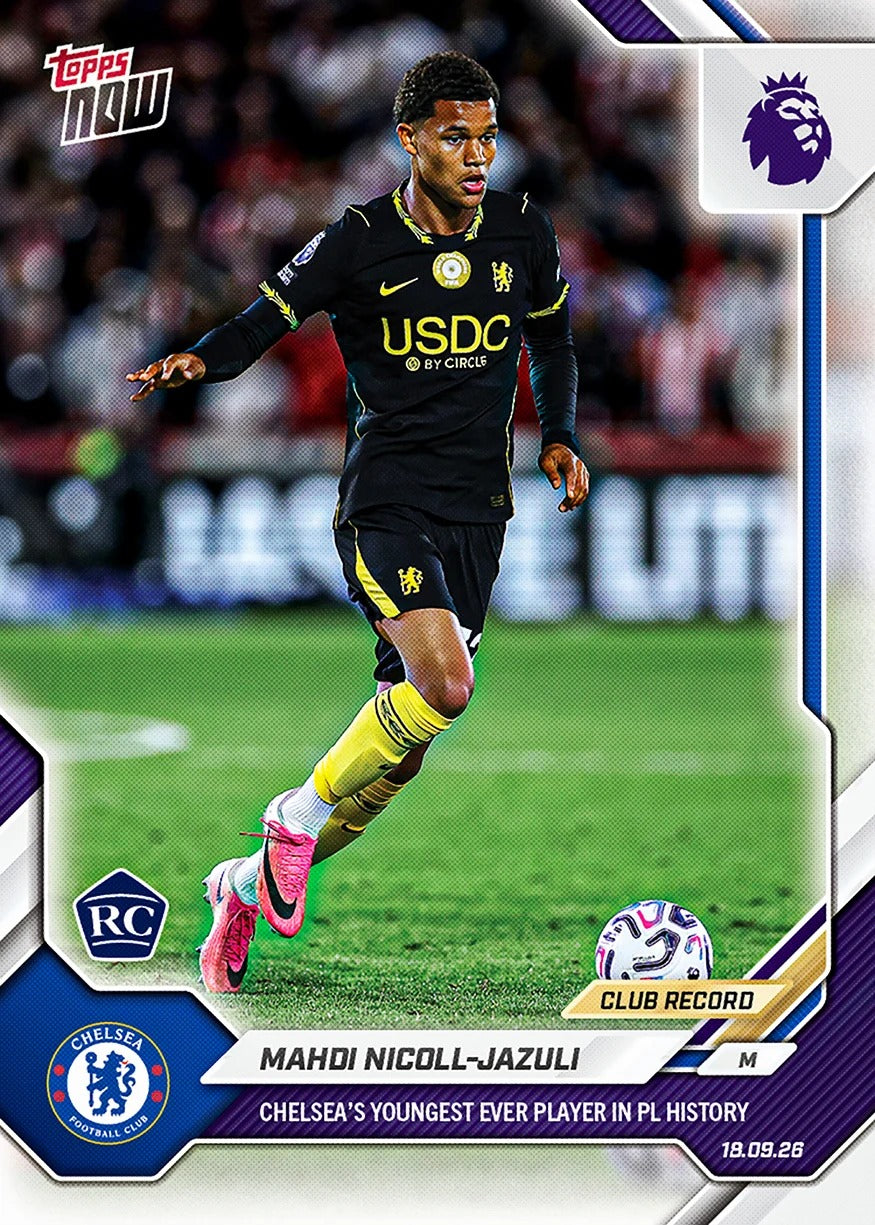2026-27 | Topps | Now | Premier League | #015 | Wilson Isidor | Base