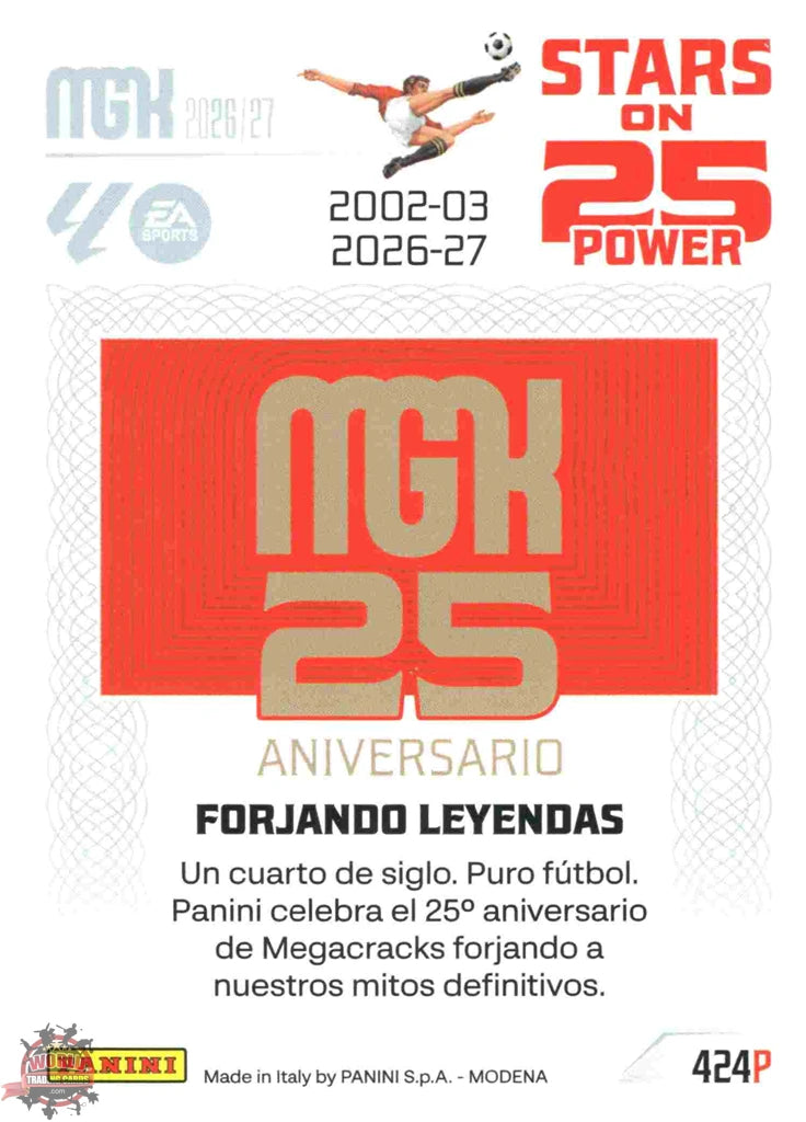 Panini | Megacracks | 2026-2027 | #424P | MGK 25 Aniversario | Stars on 25 Power