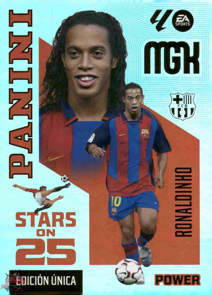 Panini | Megacracks | 2026-2027 | #436P | Ronaldinho | FC Barcelona | Stars on 25 Power