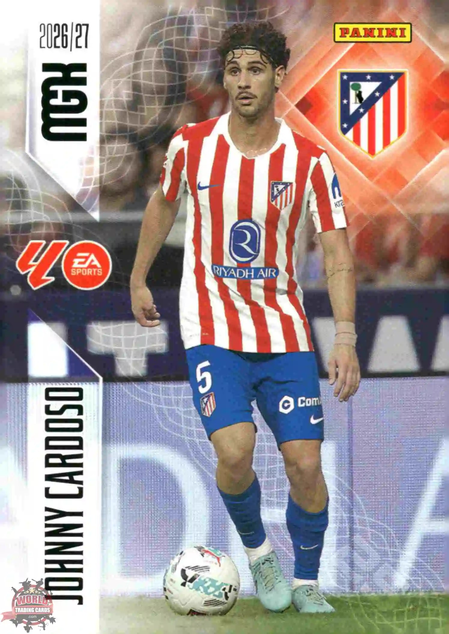 Panini | Megacracks | 2026-2027 | #066 | Johnny Cardoso | Atlético de Madrid | Basico