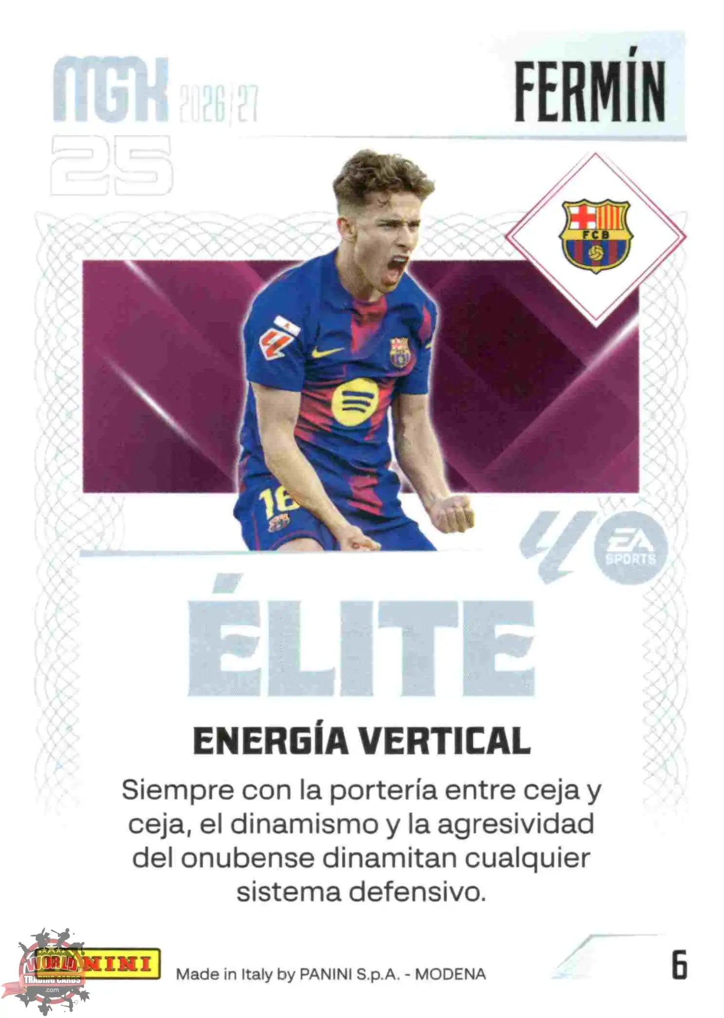 Panini | Megacracks | 2026-2027 | #006 | Fermín | FC Barcelona | Élite
