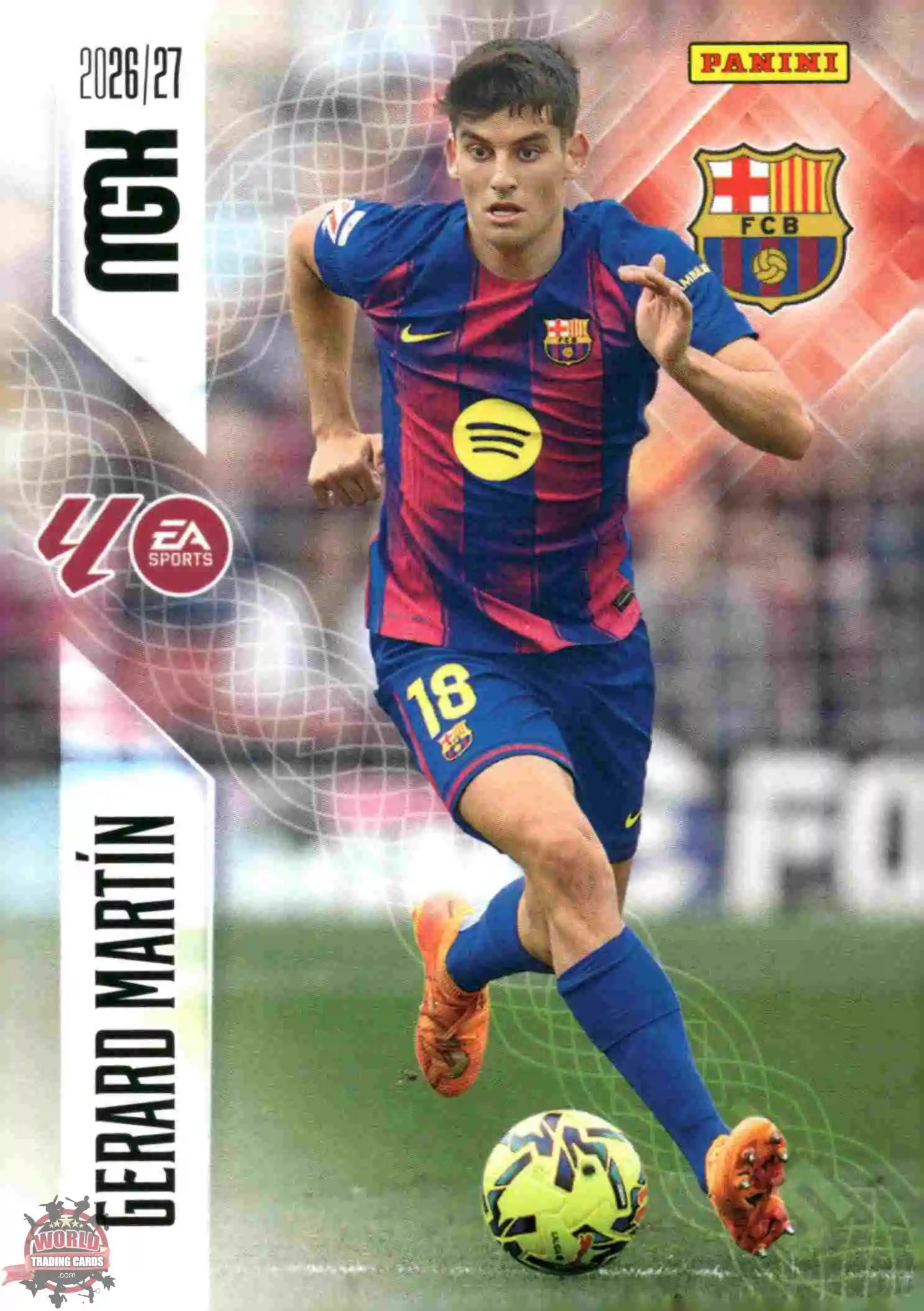 Panini | Megacracks | 2026-2027 | #077 | Gerard Martín | FC Barcelona | Basico
