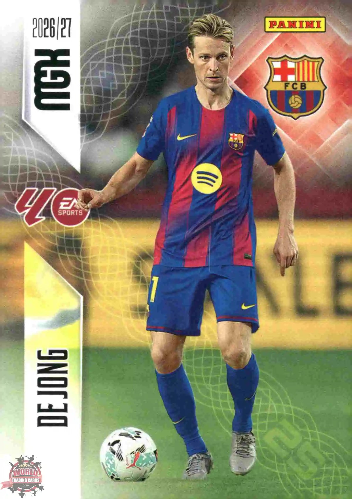 Panini | Megacracks | 2026-2027 | #082 | De Jong | FC Barcelona | Basico