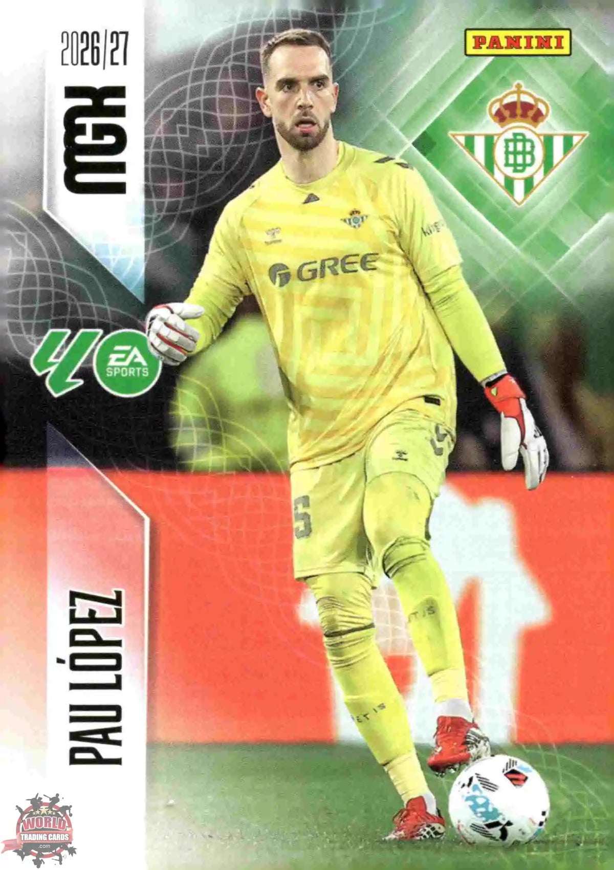 Panini | Megacracks | 2026-2027 | #093 | Pau López | Real Betis | Basico