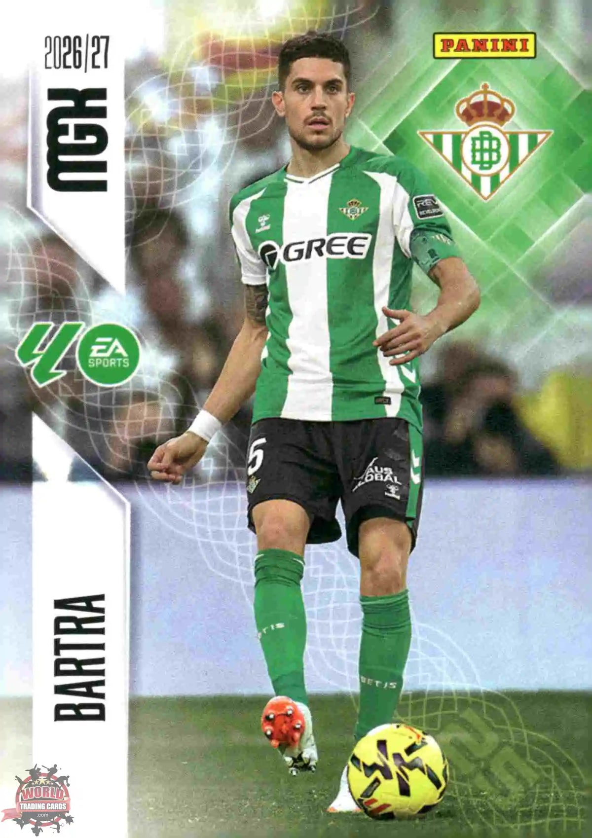 Bartra - Real Betis - Panini Megacracks - 2025-2026 - #095 - Basic