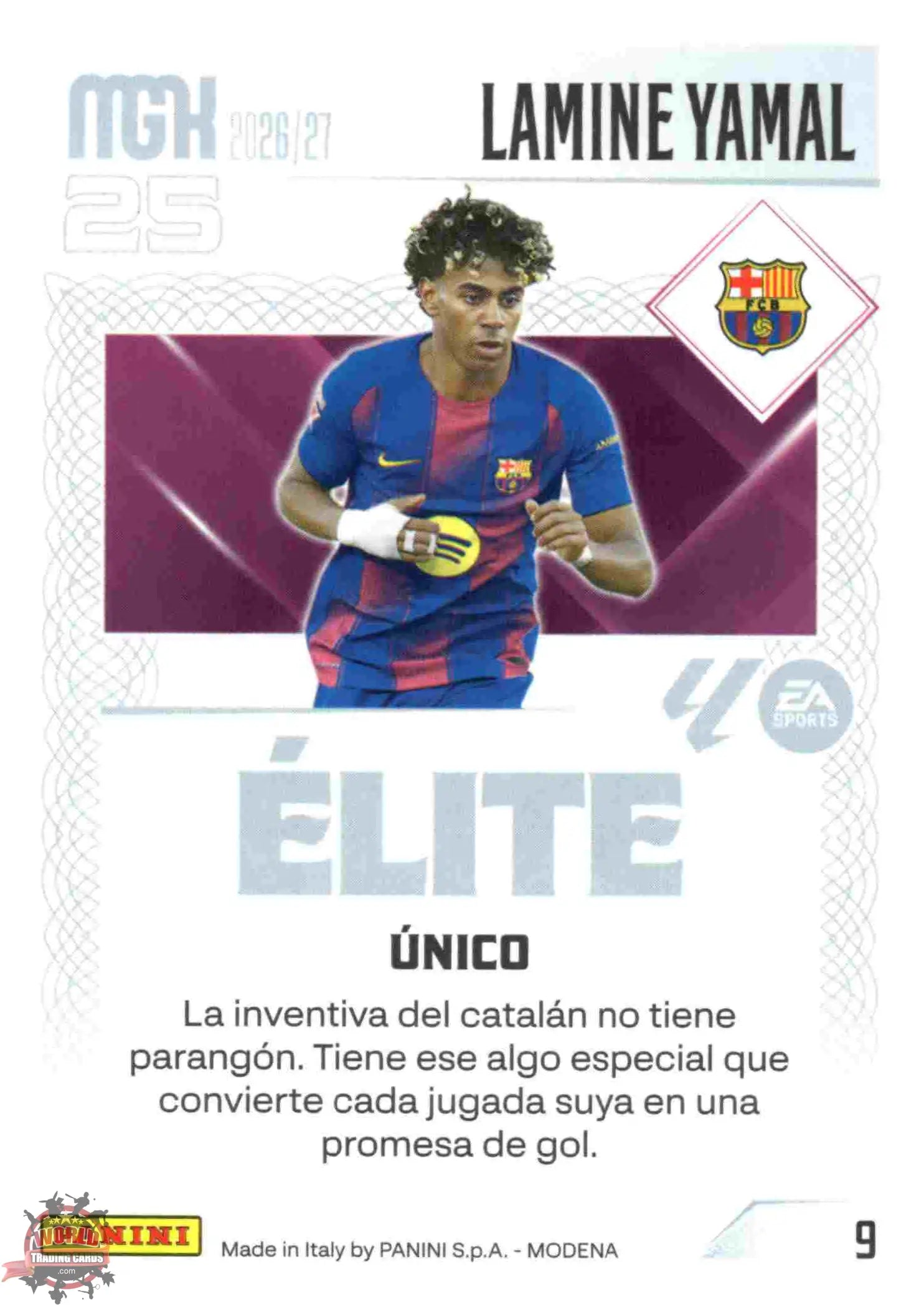 Panini | Megacracks | 2026-2027 | #009 | Lamine Yamal | FC Barcelona | Élite