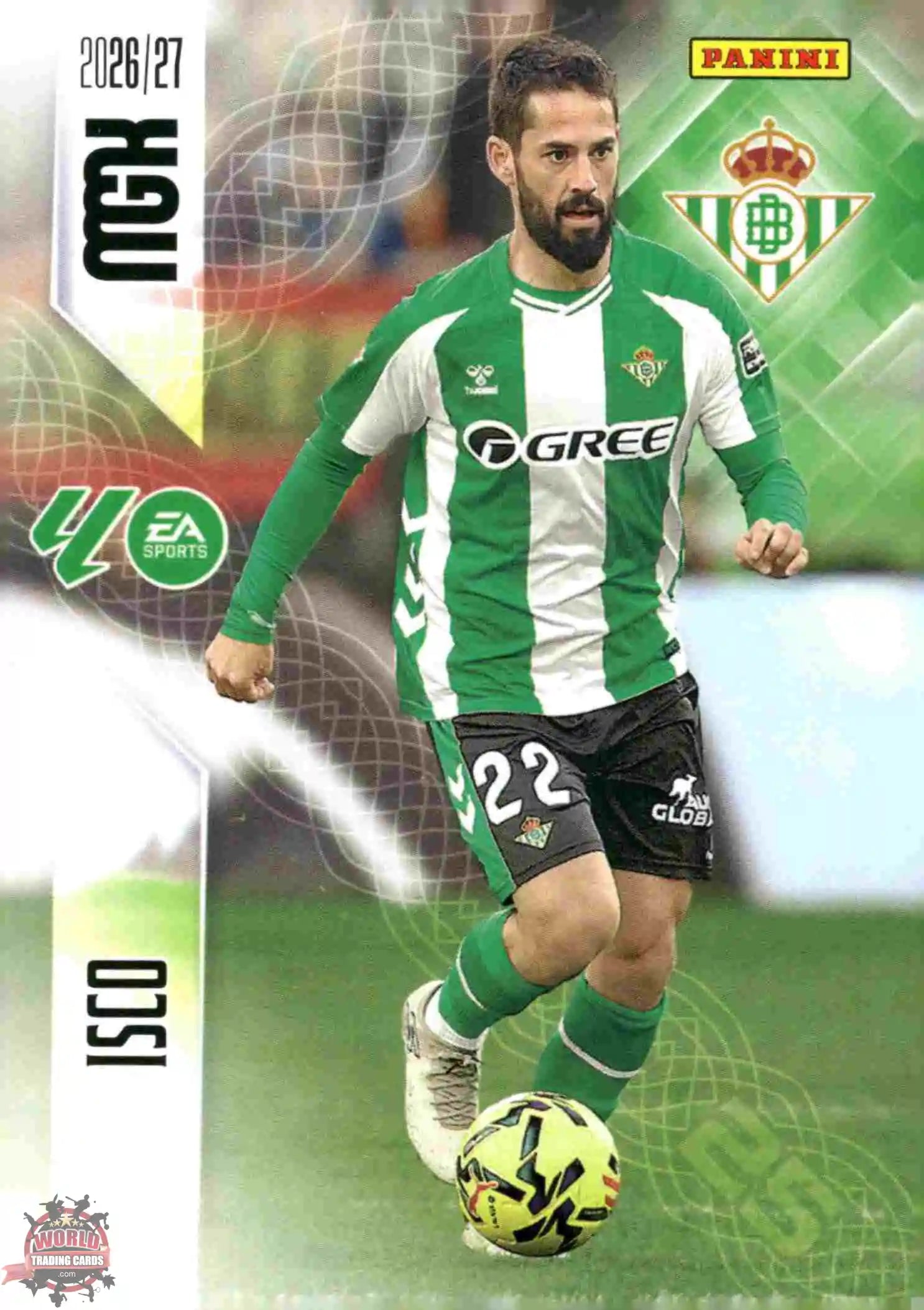 Panini | Megacracks | 2026-2027 | #104 | Isco | Real Betis | Basico