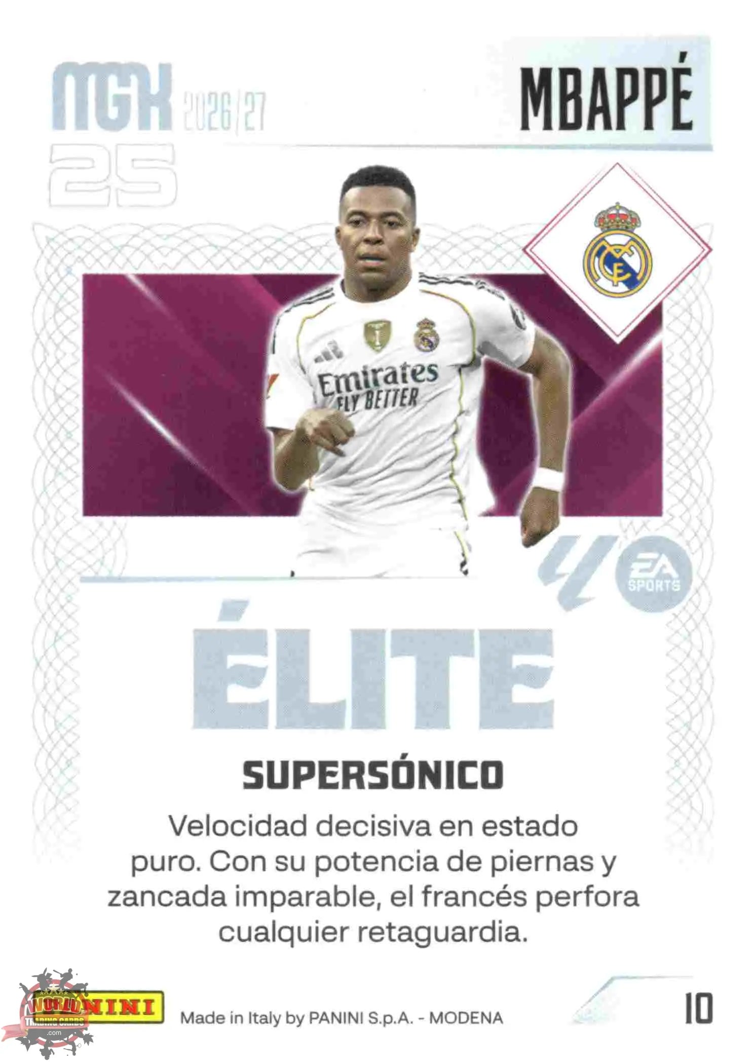 Panini | Megacracks | 2026-2027 | #010 | Mbappé | Real Madrid | Elite