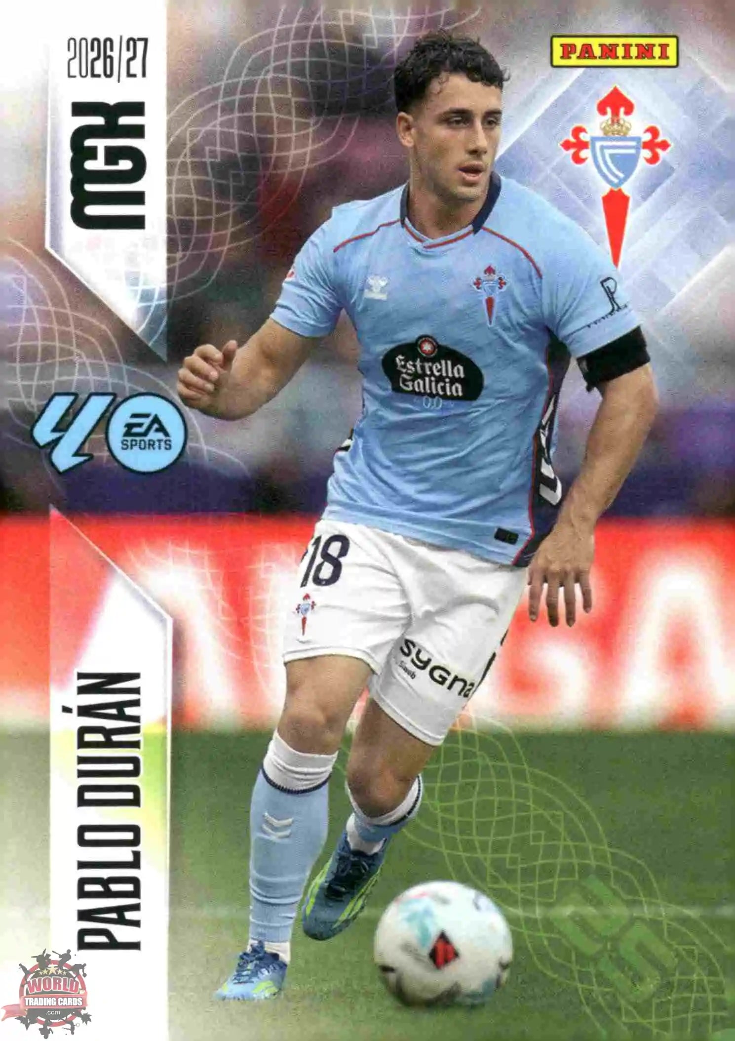 Panini | Megacracks | 2026-2027 | #123 | Pablo Durán | RC Celta | Basico