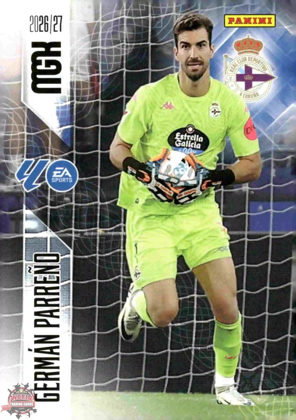 Panini | Megacracks | 2026-2027 | #129 | Germán Parreño | RC Deportivo | Basico