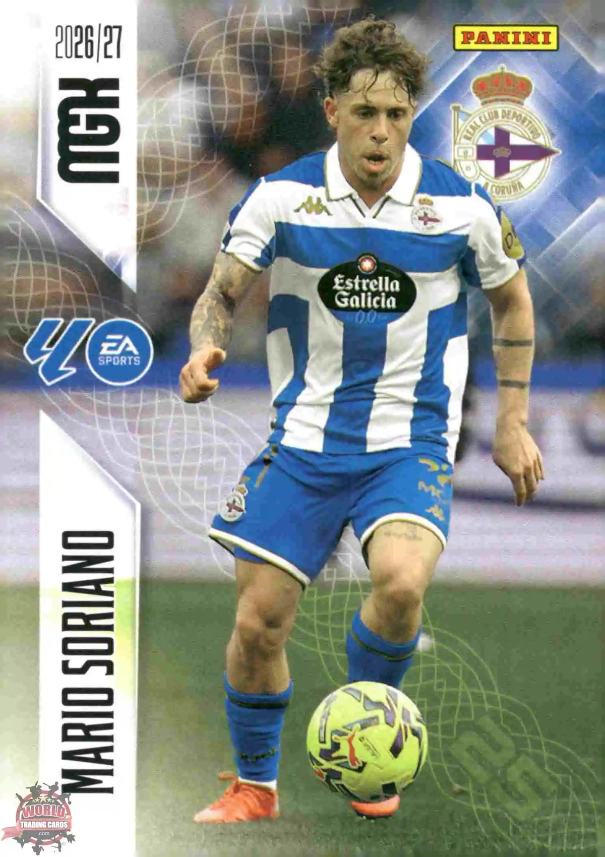 Panini | Megacracks | 2026-2027 | #138 | Mario Soriano | RC Deportivo | Basico