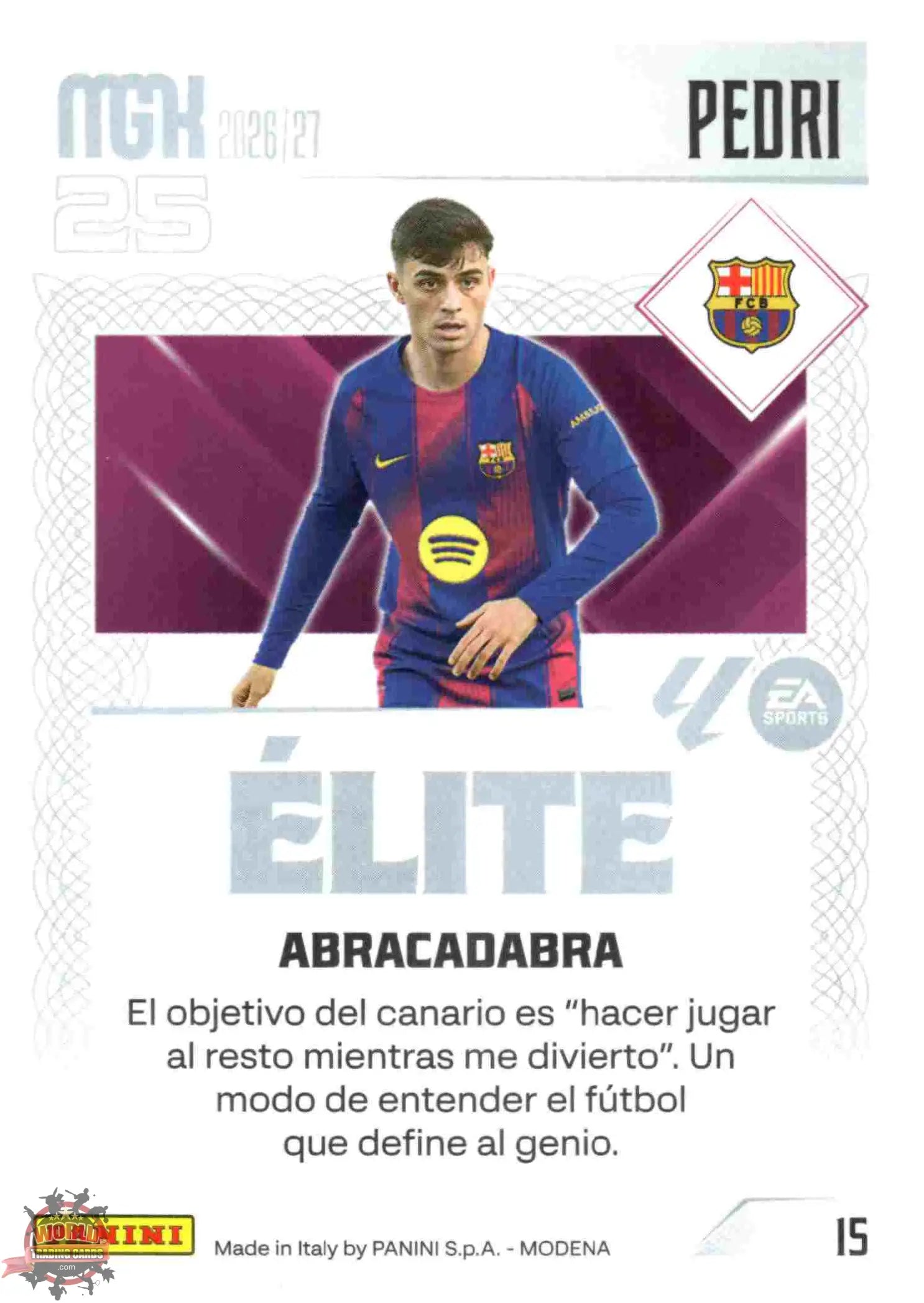 Panini | Megacracks | 2026-2027 | #015 | Pedri | FC Barcelona | Elite