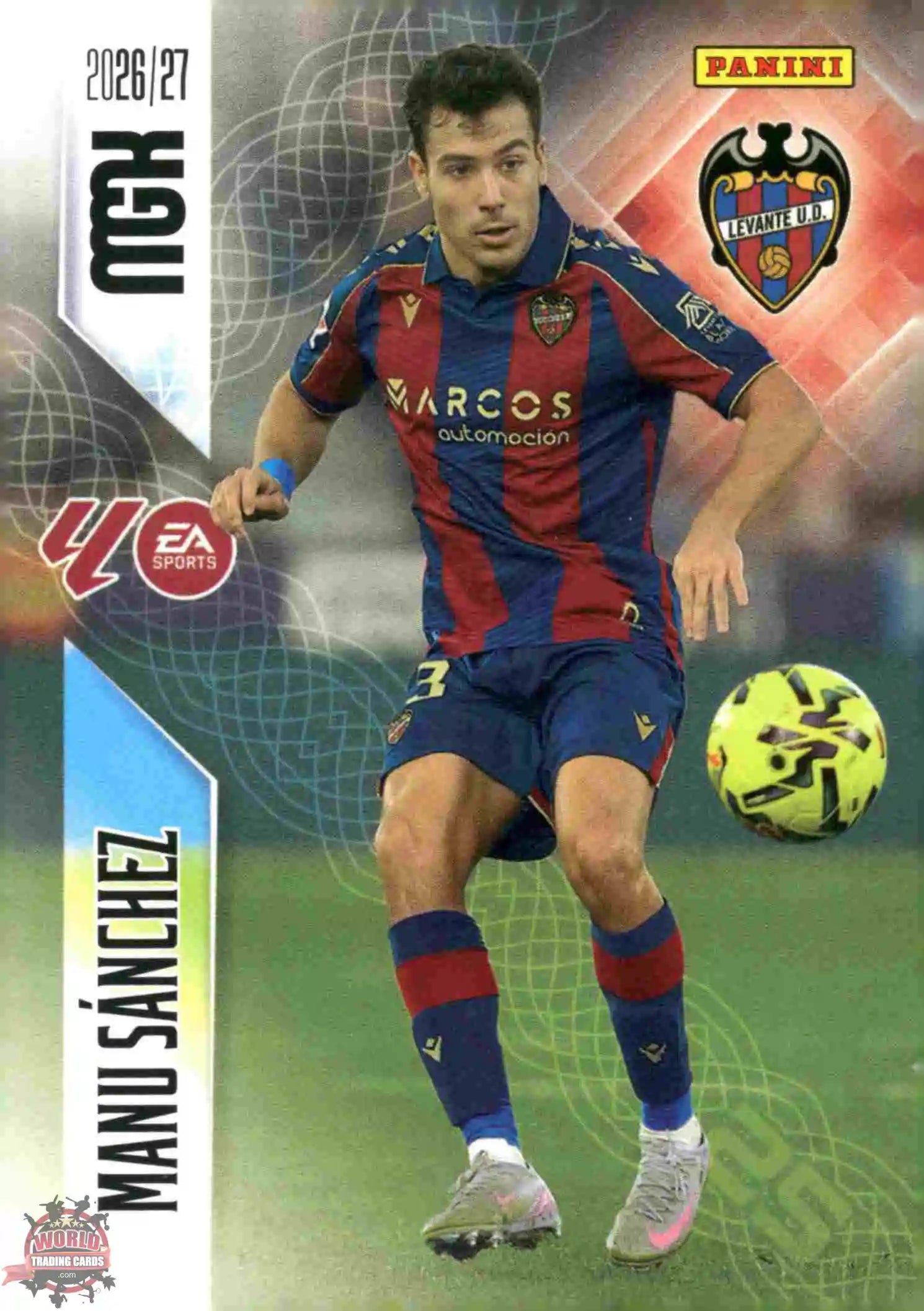 Panini | Megacracks | 2026-2027 | #206 | Manu Sánchez | Levante UD | Basico