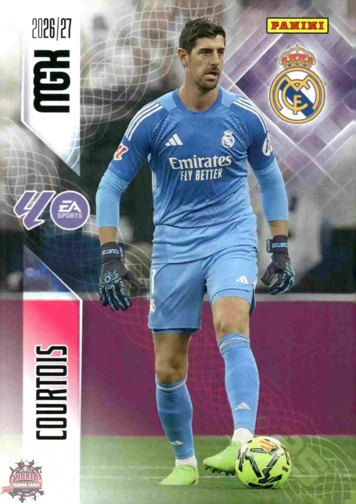 Panini | Megacracks | 2026-2027 | #218 | Courtois | Real Madrid | Basico